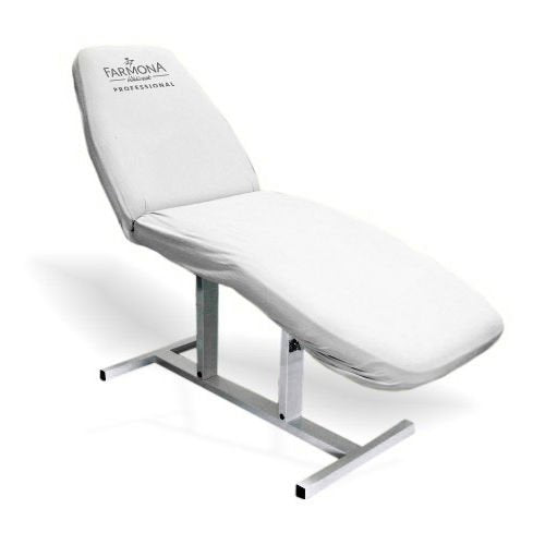 Farmona kušeti kate kummiga, valge