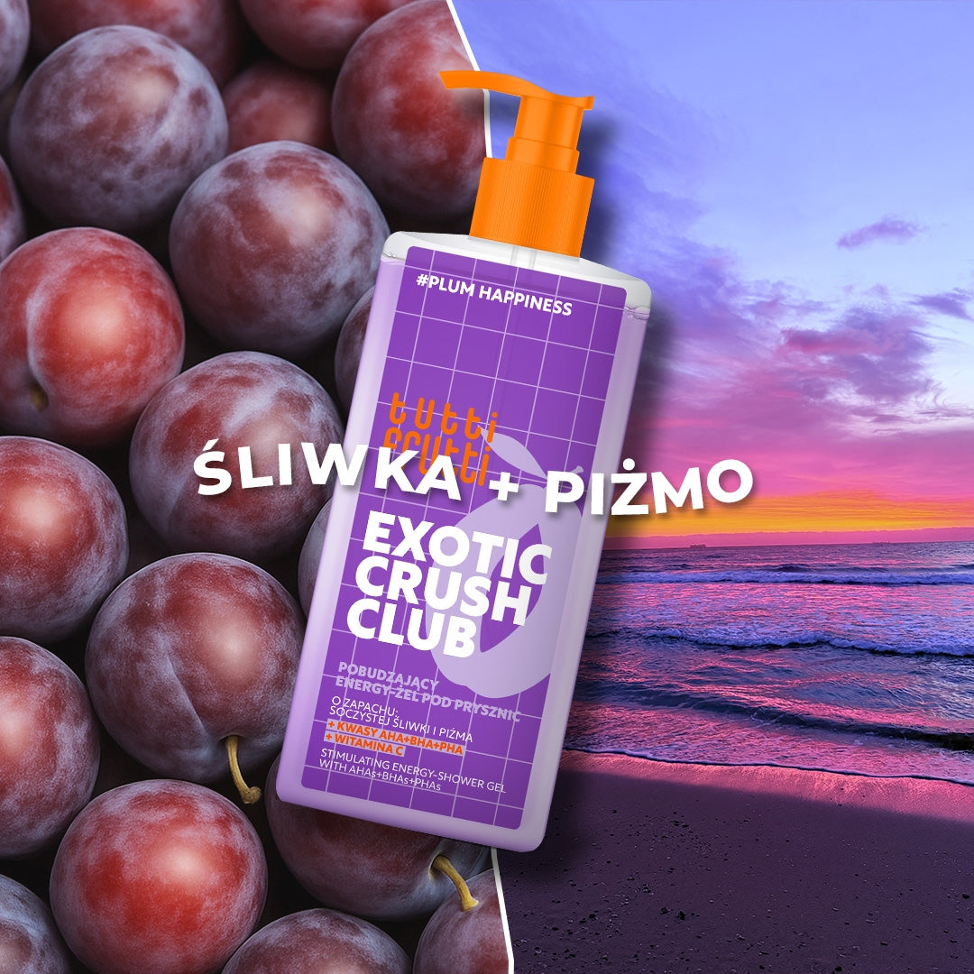 Farmona TUTTI FRUTTI PlumHappiness – Energising Shower Gel with AHA+BHA+PHA Acids 400ml