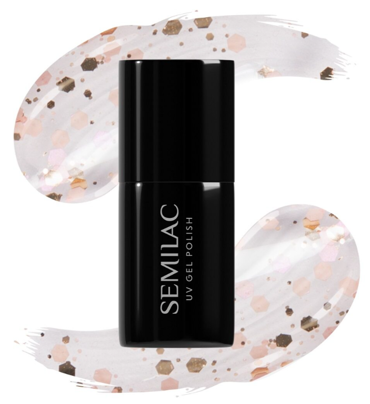 A711 Semilac UV geel-lakk Crimson Sand 7 ml