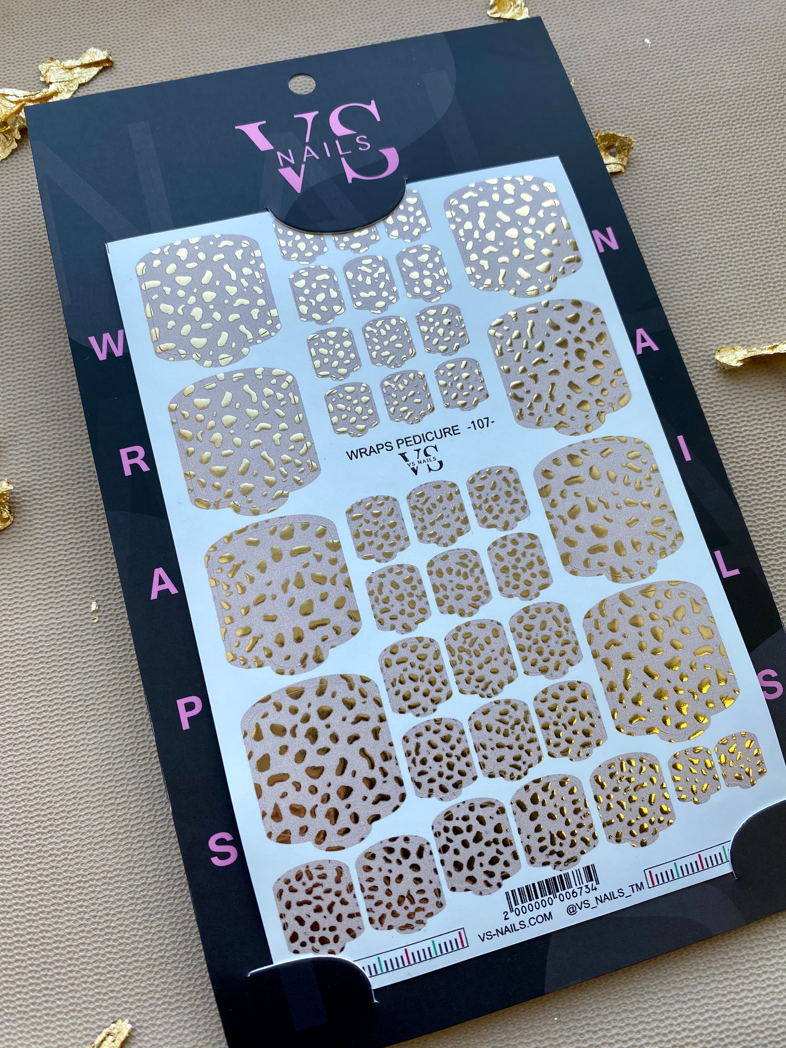 VS NAILS Pediküüri Wrapid Nr.107