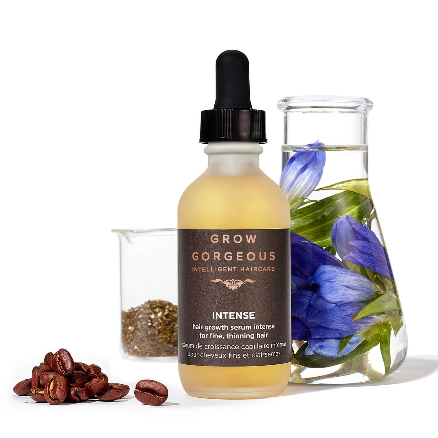 GROW GORGEOUS Juuksepaksuse seerum Intensiivne, 60 ml