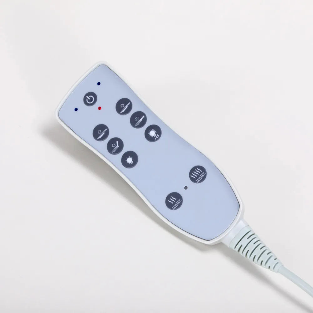 Cosmetology Couch Azzurro 815B, white, heated