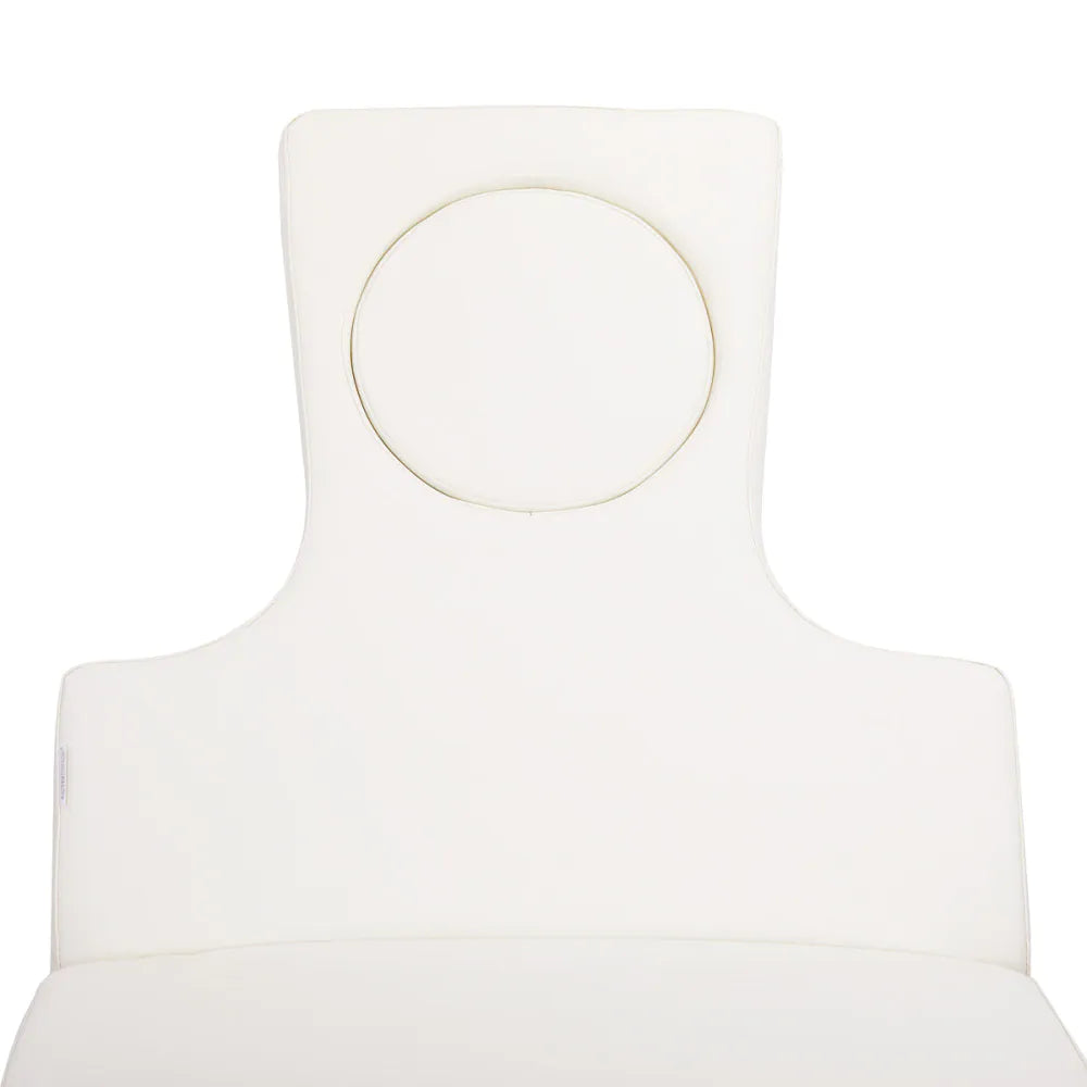 Cosmetology Couch Azzurro 815B, white, heated