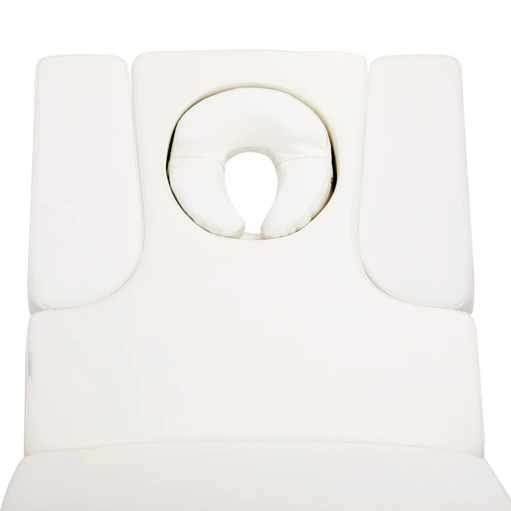 Cosmetology Couch Azzurro 815B, white, heated