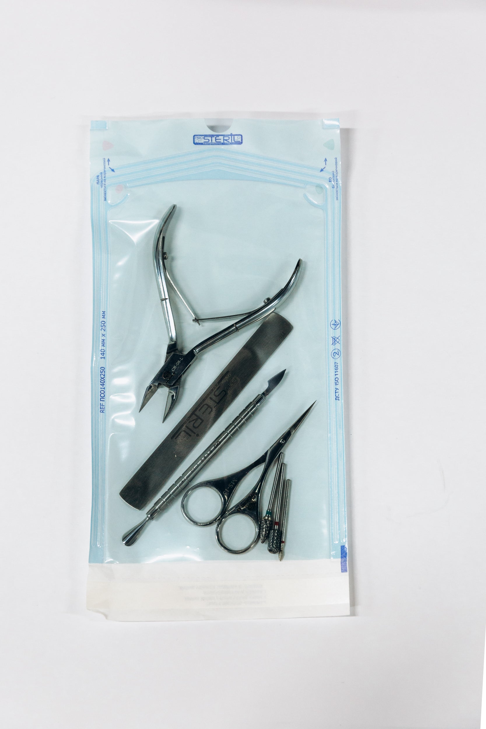 ProSteril Autoclave sterilization bags 140x250mm CPW transparent with indicator 200pcs.