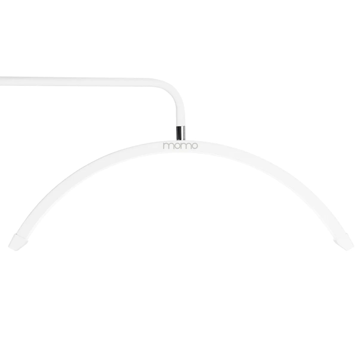 Skropstu un grima bezēnas LED lampa Momo Balta ar pamatni