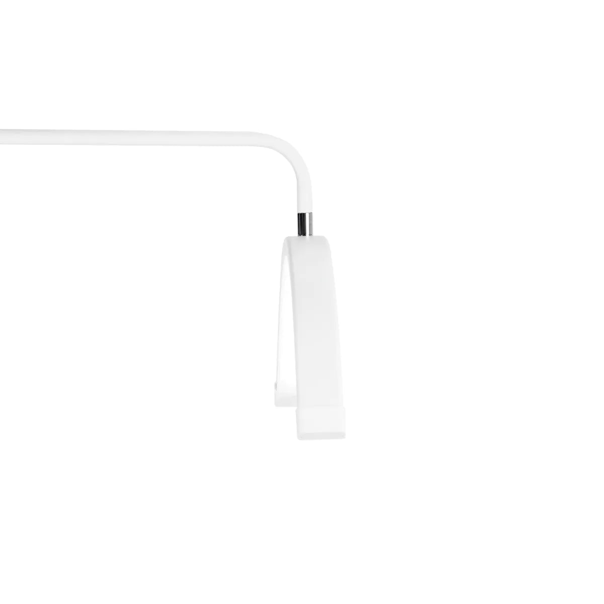 Skropstu un grima bezēnas LED lampa Momo Balta ar pamatni