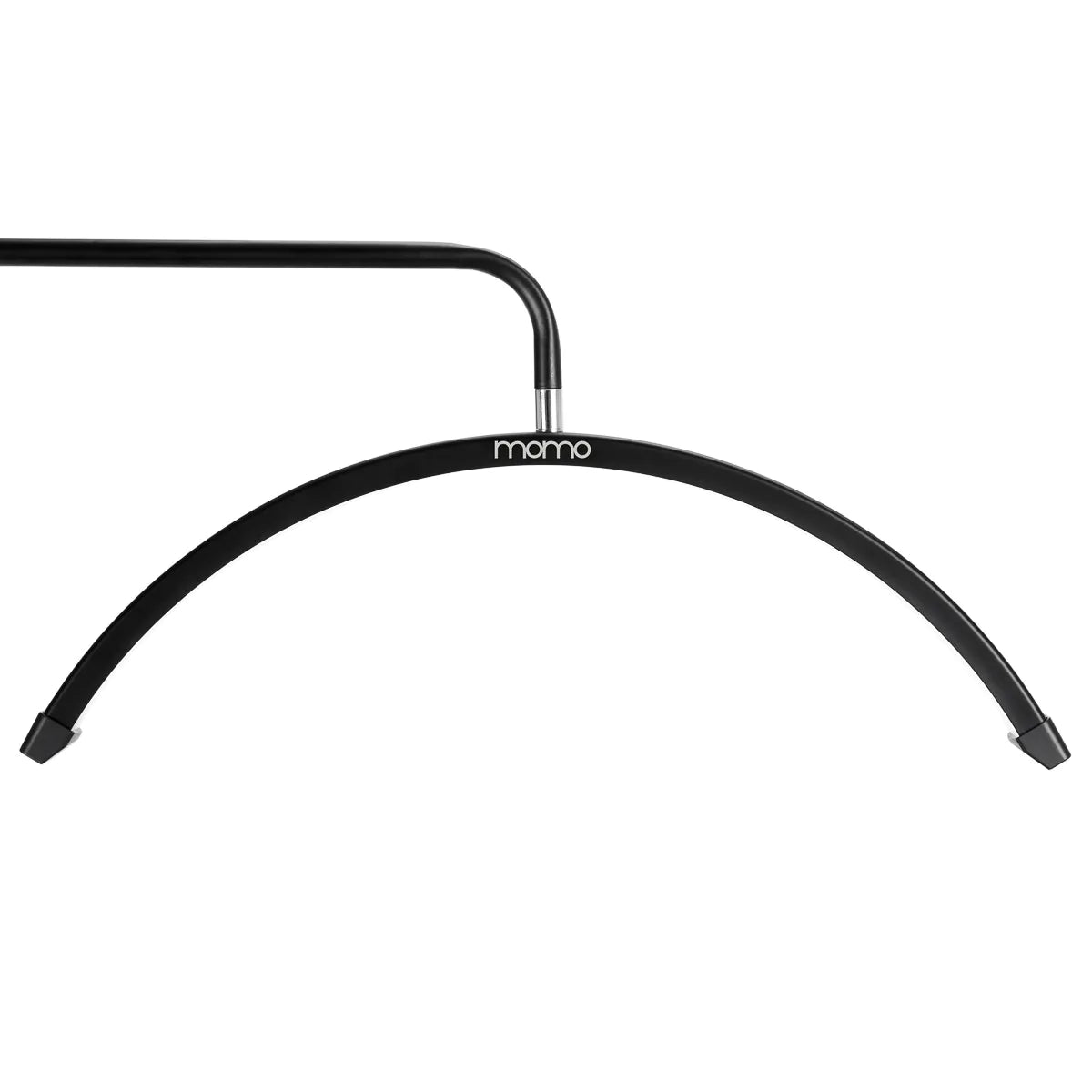 Skropstu un grima bezēnas LED lampa Momo Melna ar pamatni