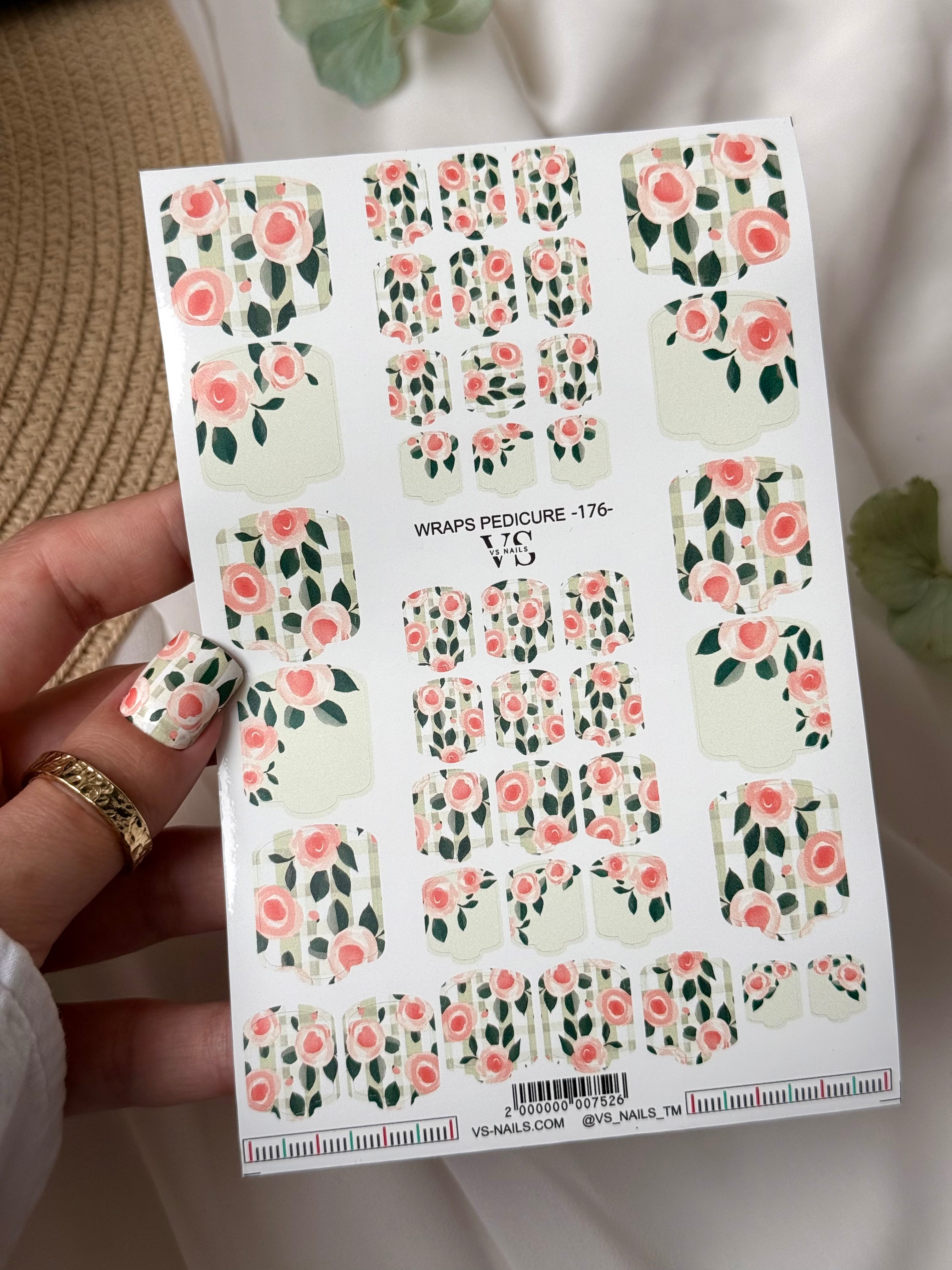 VS NAILS Pediküürikiled nr 176