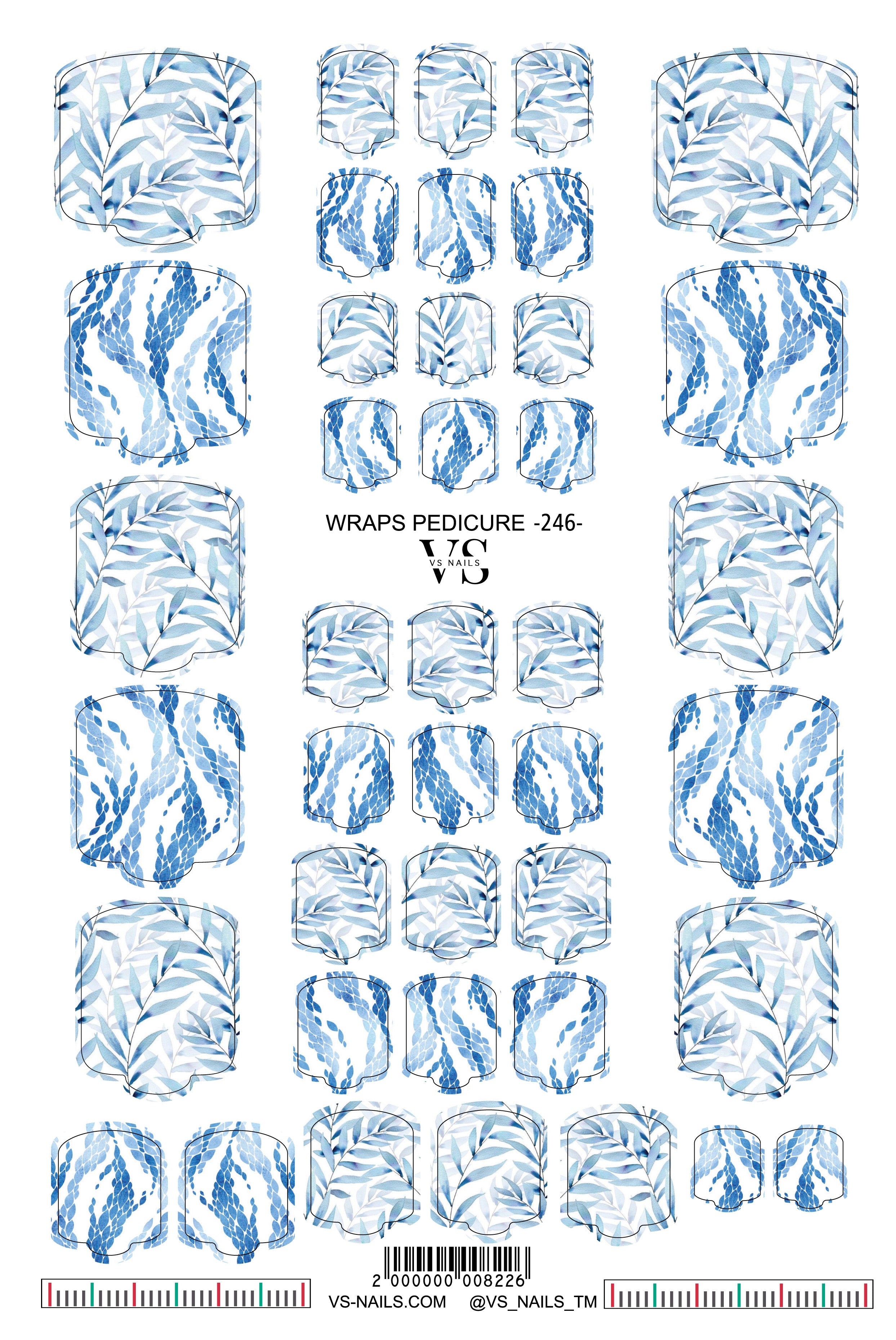VS NAILS pediküüri katted nr 246
