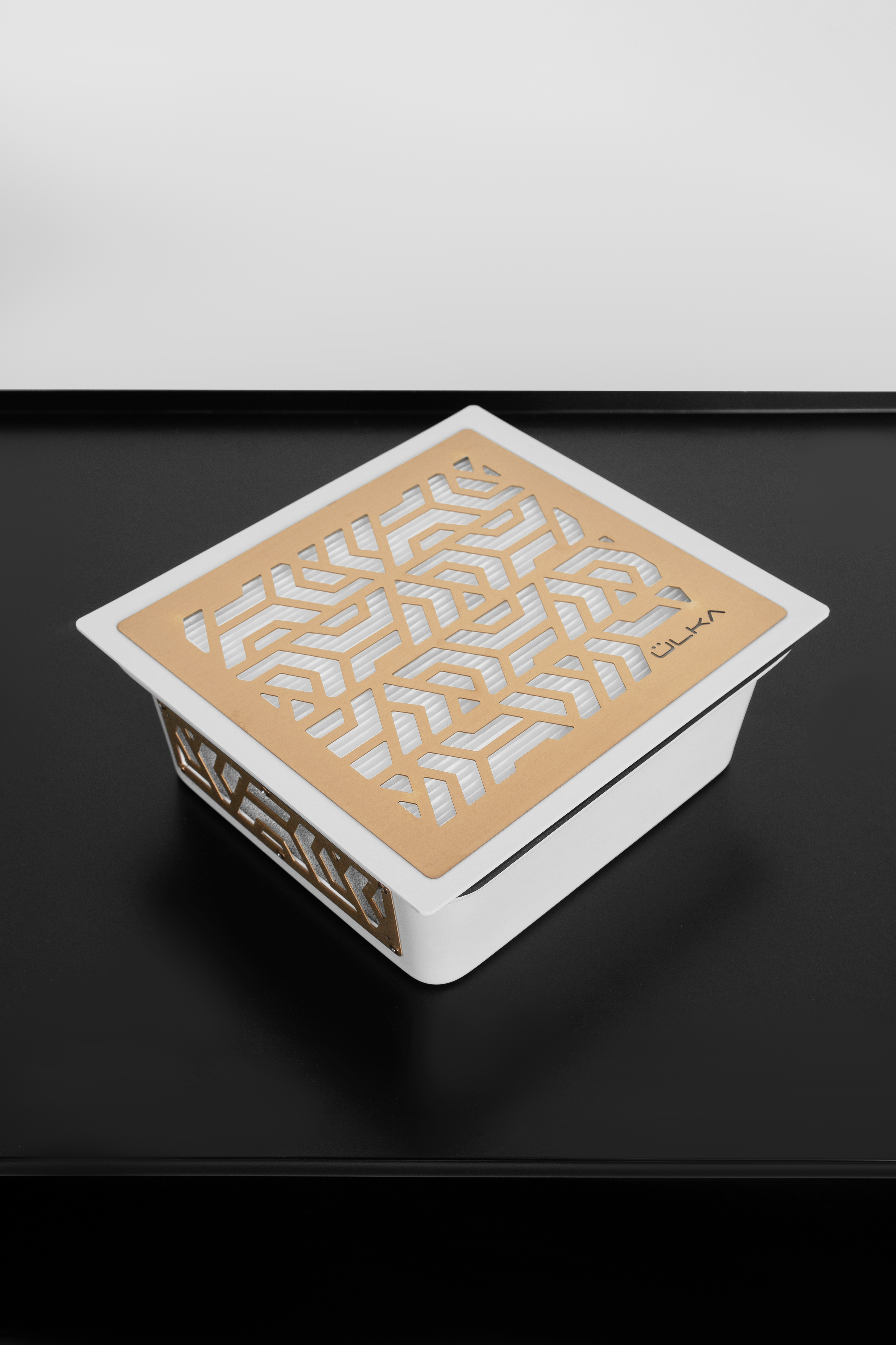 ULKA Built-in dust collector BUILD-IN PREMIUM White with Rose Gold grid