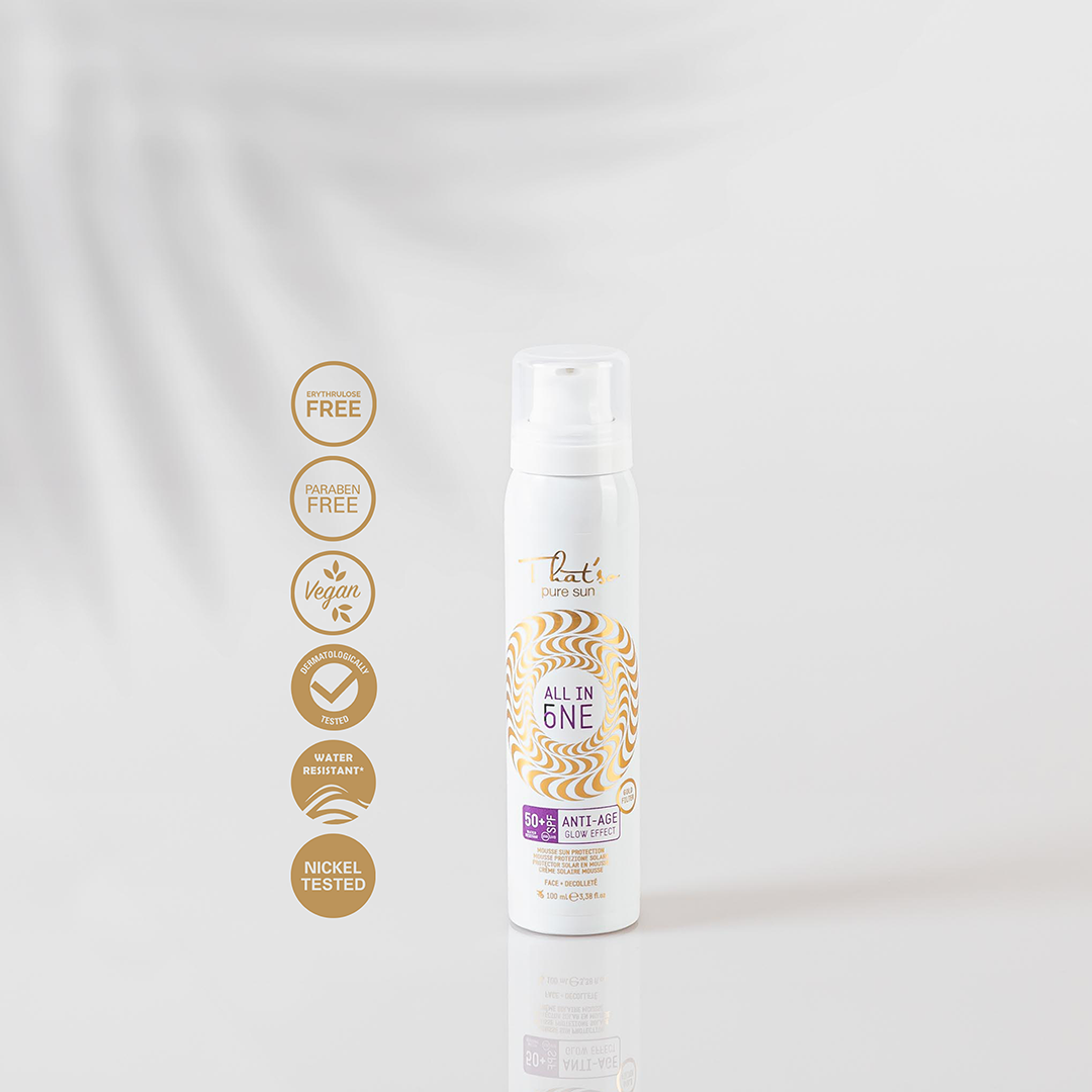THAT'SO Anti Age SPF50+ Sun Protection Foam, 100ml