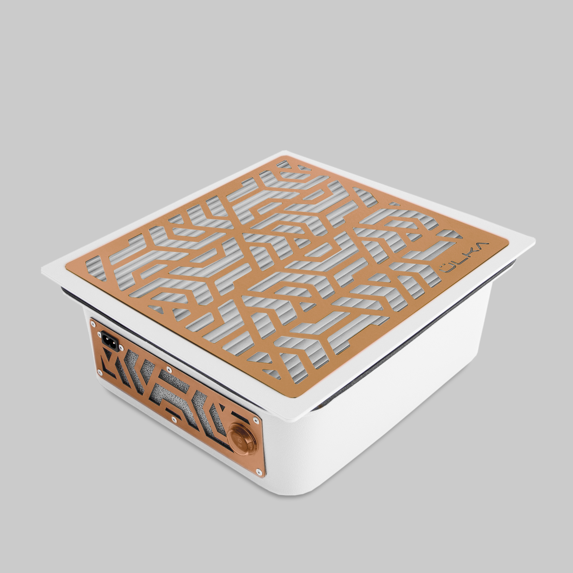 ULKA Built-in dust collector BUILD-IN PREMIUM White with Rose Gold grid