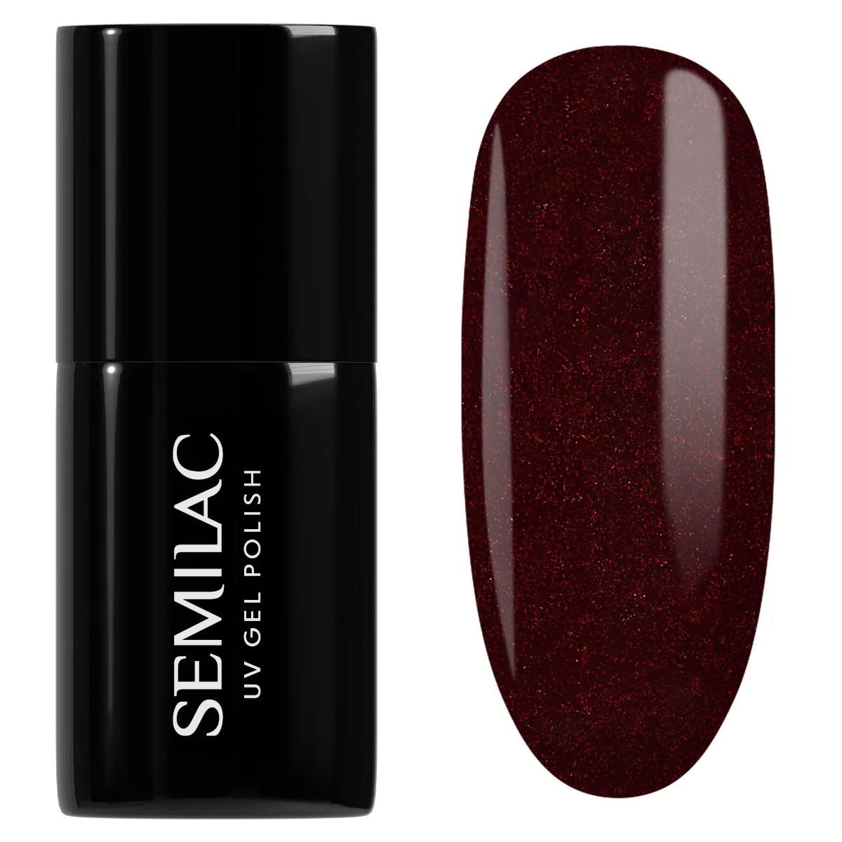 393 Semilac UV-geellakk Sparkling Black Cherry 7ml