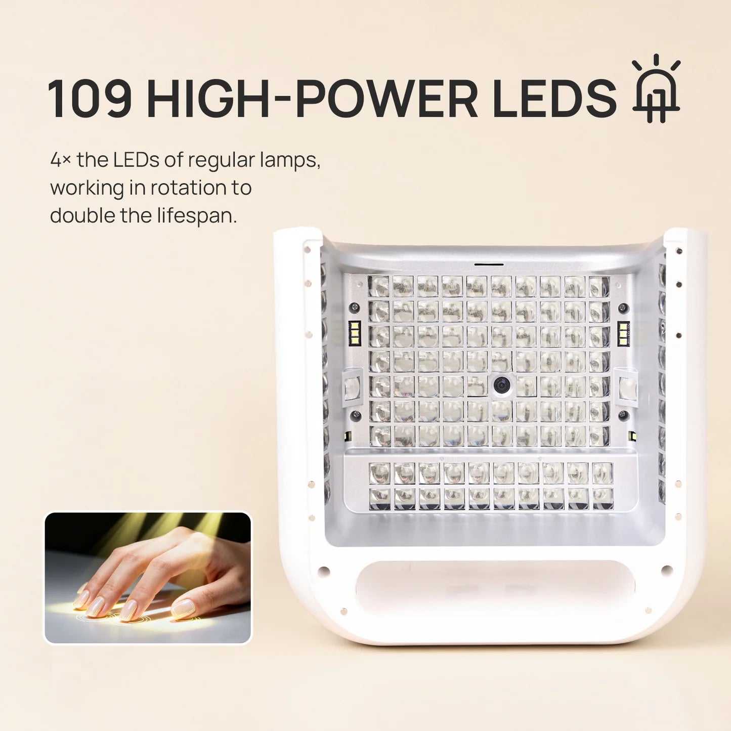 ONAIL AI LED Nail Lamp, pink