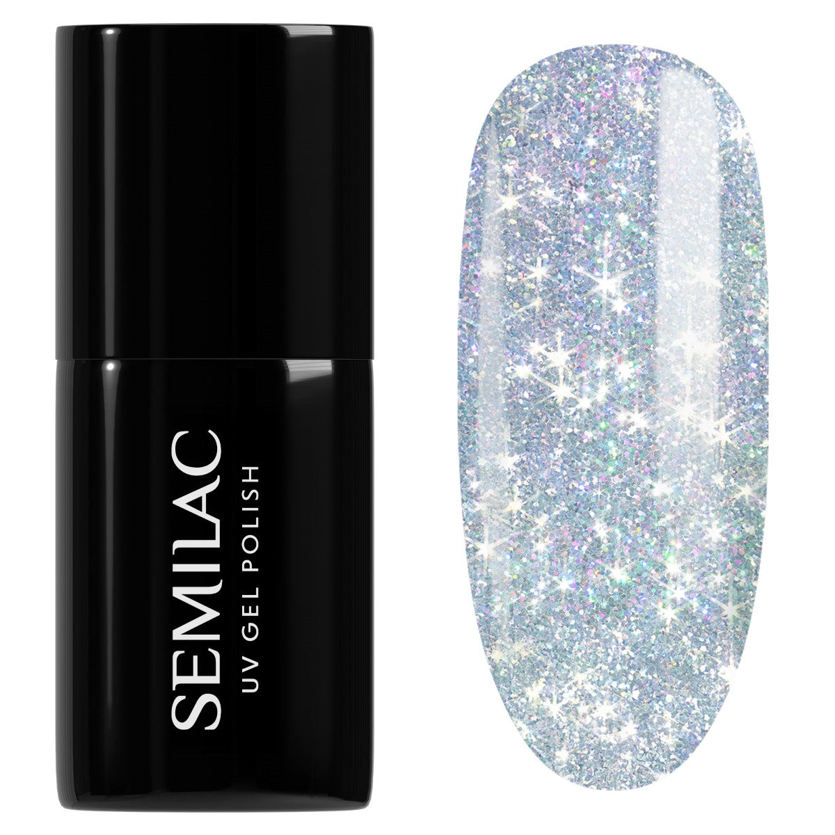 460 UV hübriid Semilac Silver Fireworks 7ml