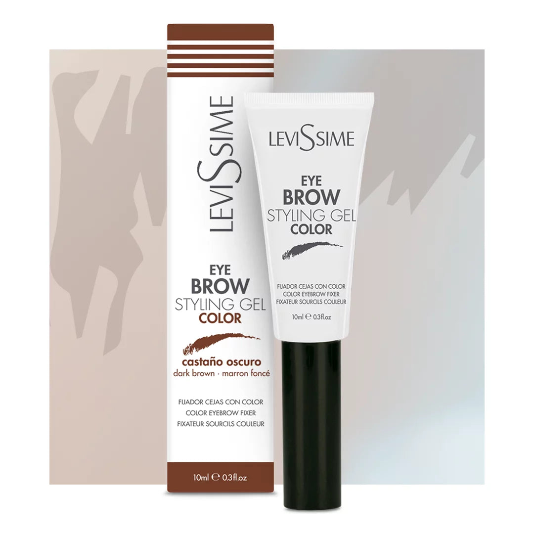 Levissime, Eye Brow Styling Gel Dark Brown - Eyebrow Styling Gel, Dark Brown, 10 ml [4703]