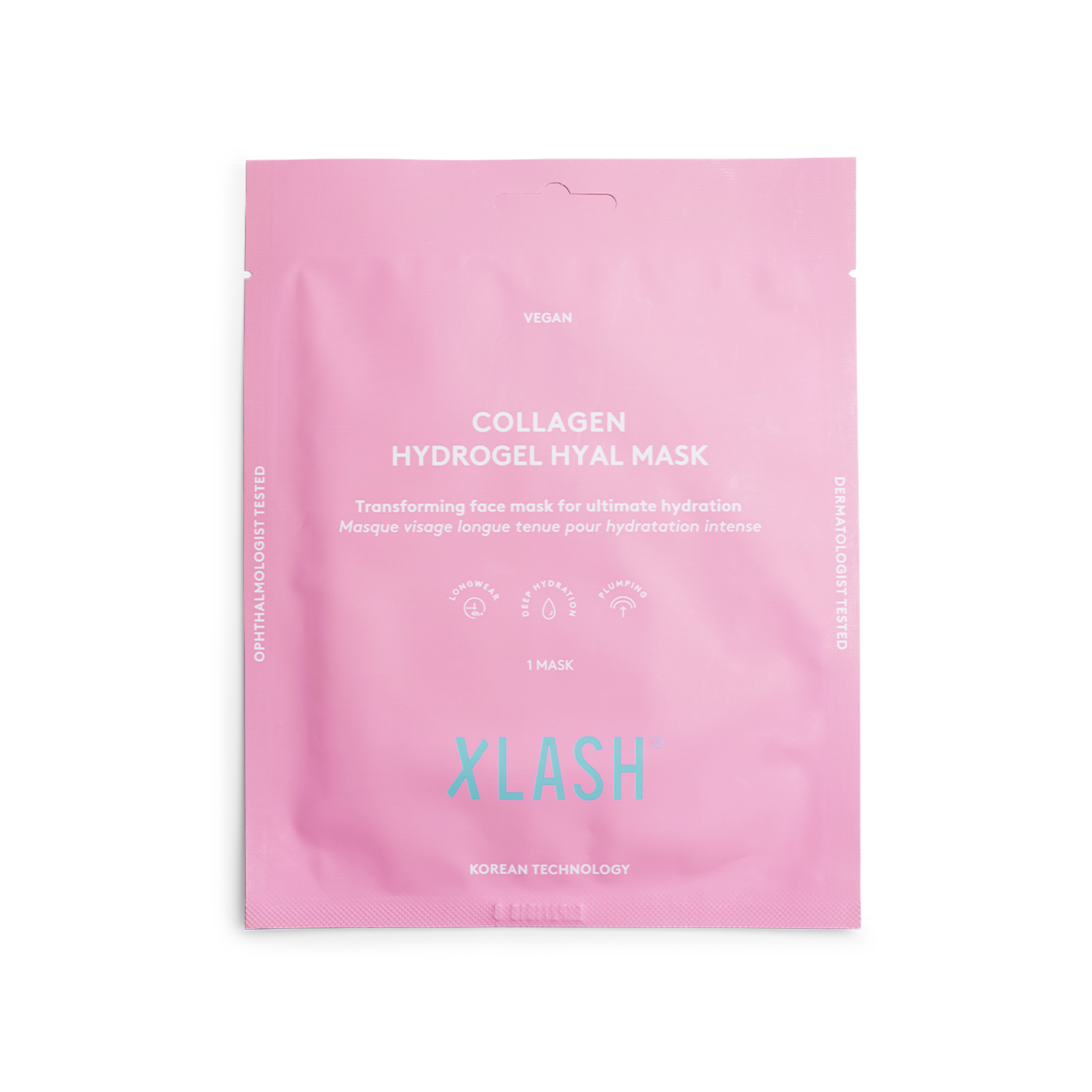 XLASH kollageeni hüdrogeel hüaluroonmask - kollageeni hüdrogeel hüaluroonhappe mask, 1 tk