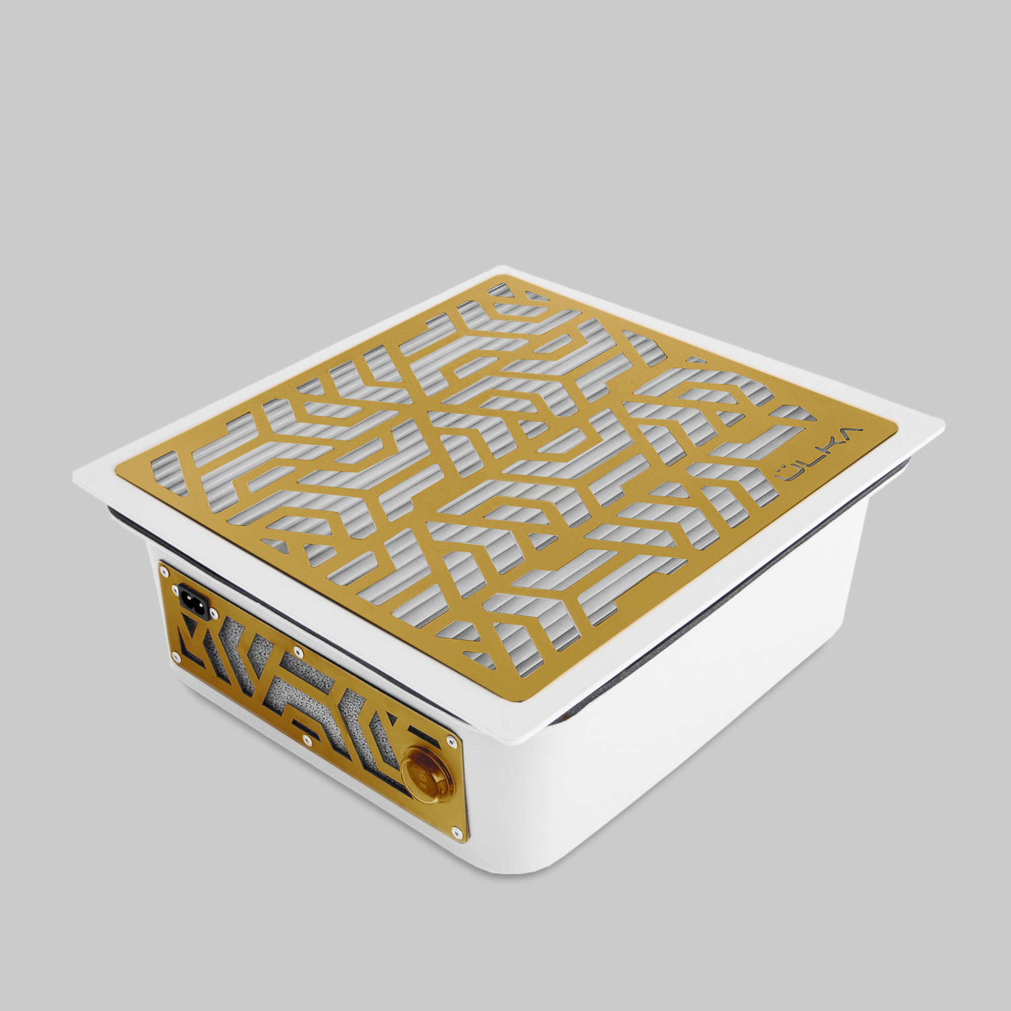 ULKA Built-in dust collector BUILD-IN PREMIUM White with Gold grid