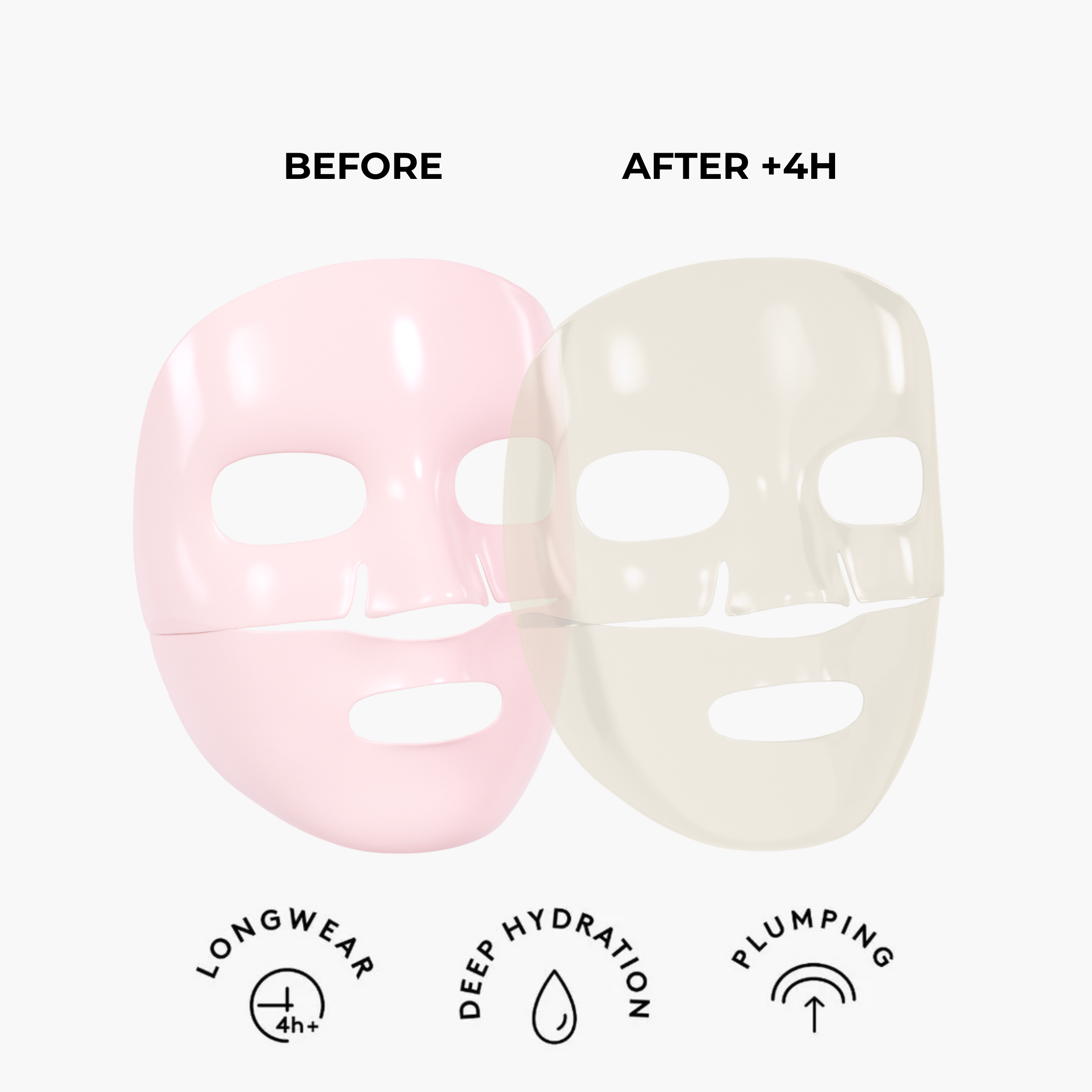 XLASH kollageeni hüdrogeel hüaluroonmask - kollageeni hüdrogeel hüaluroonhappe mask, 1 tk