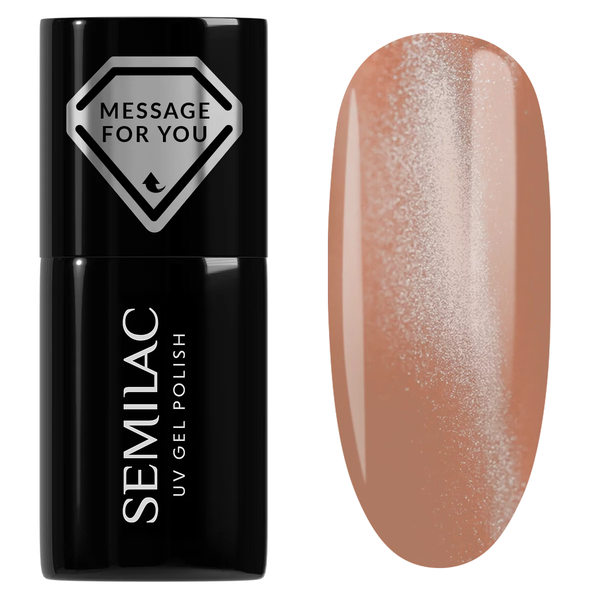 733 Semilac UV-geellakk „Creamy Praline Gloss” 7 ml