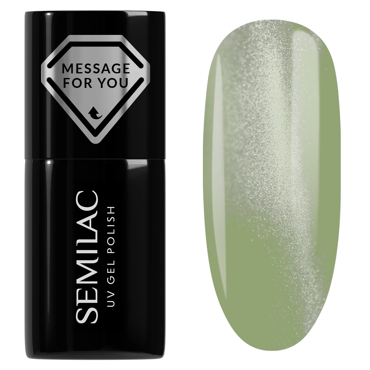 732 Semilac UV-geellakk „Pistachio Latte Gloss“ 7 ml