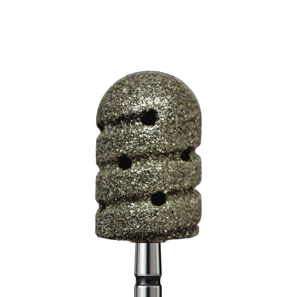 IQ NAILS Педикюрная Алмазная Фреза Цилиндр с отверстиями черная [144S.544.100]