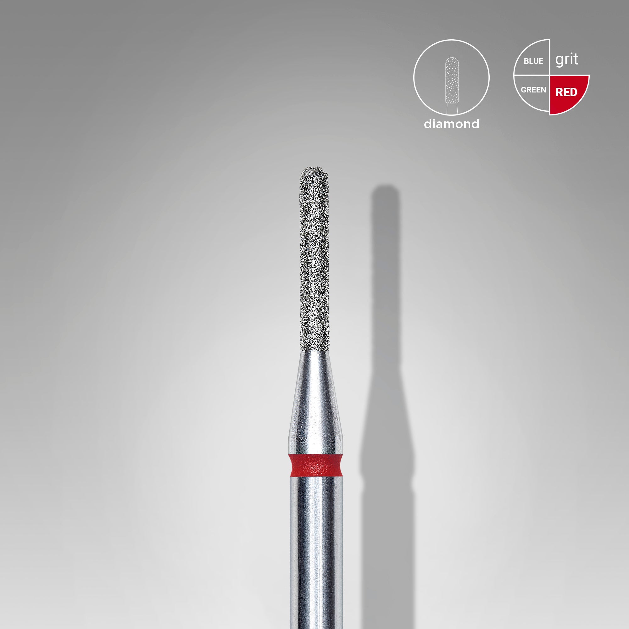 STALEKS Freesisilinder punane, läbimõõt 1,4 mm / tööosa 8 mm [FA30R014/8]