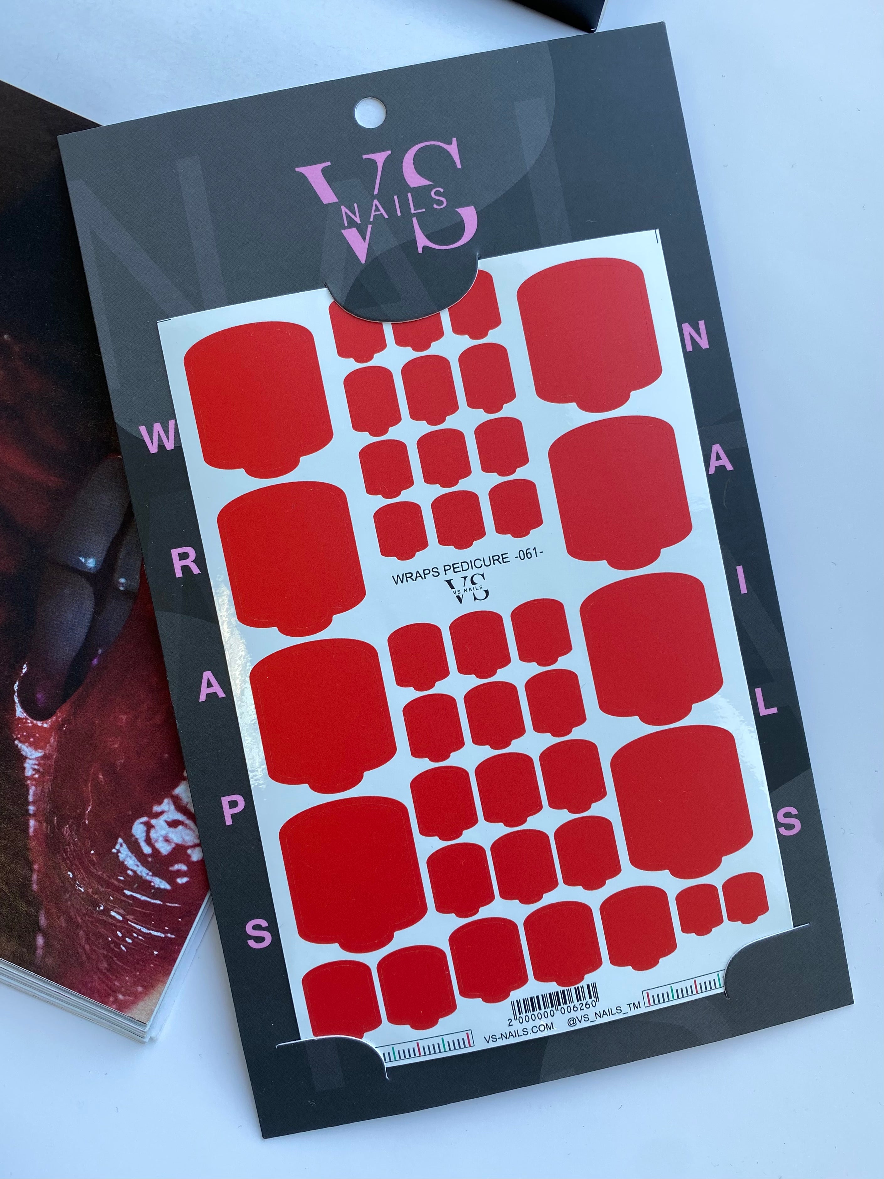 VS NAILS Pediküüri wrapid Nr.61
