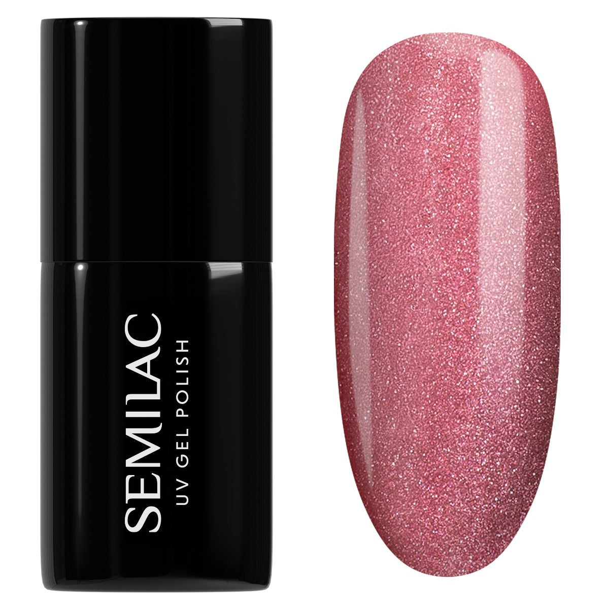 662 Semilac UV geel-lakk Rosé Gloss 7 ml