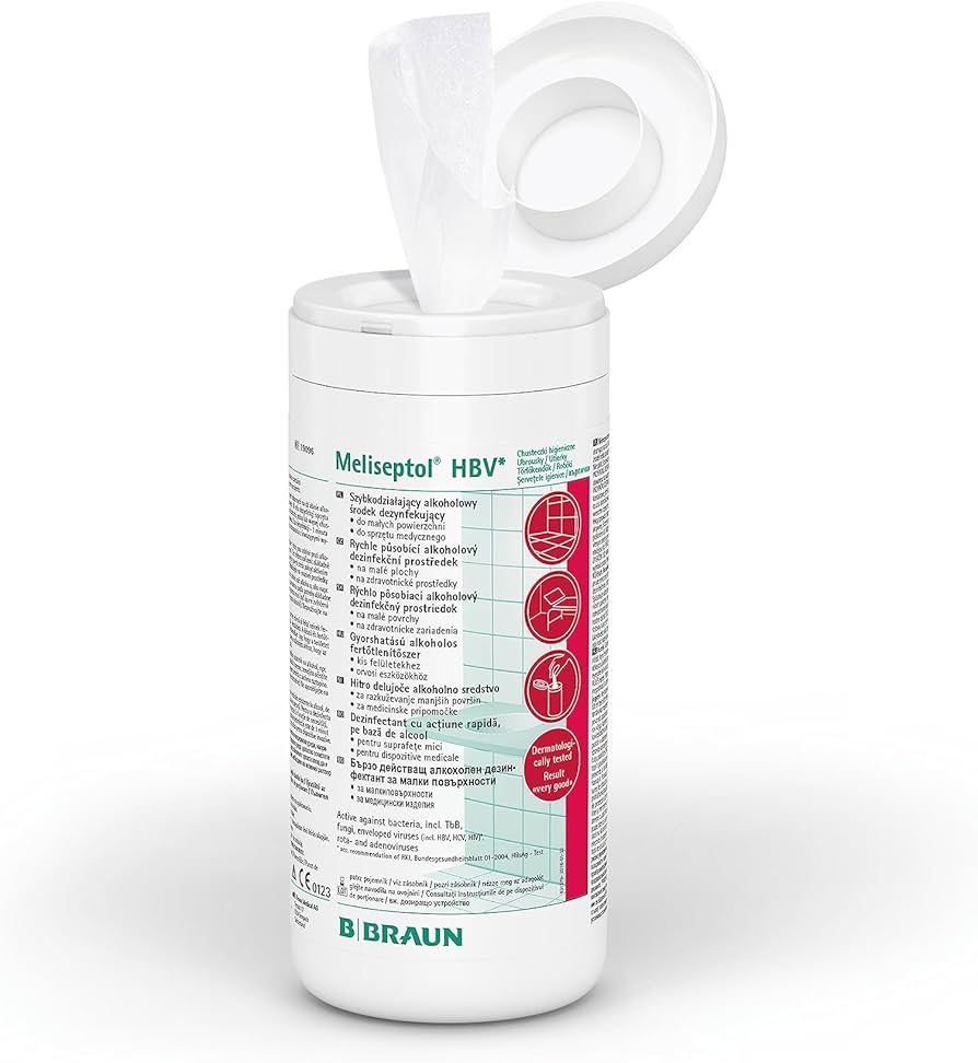 Meliseptol Virsmu dezinfekcijas salvetes HBV 100 gab