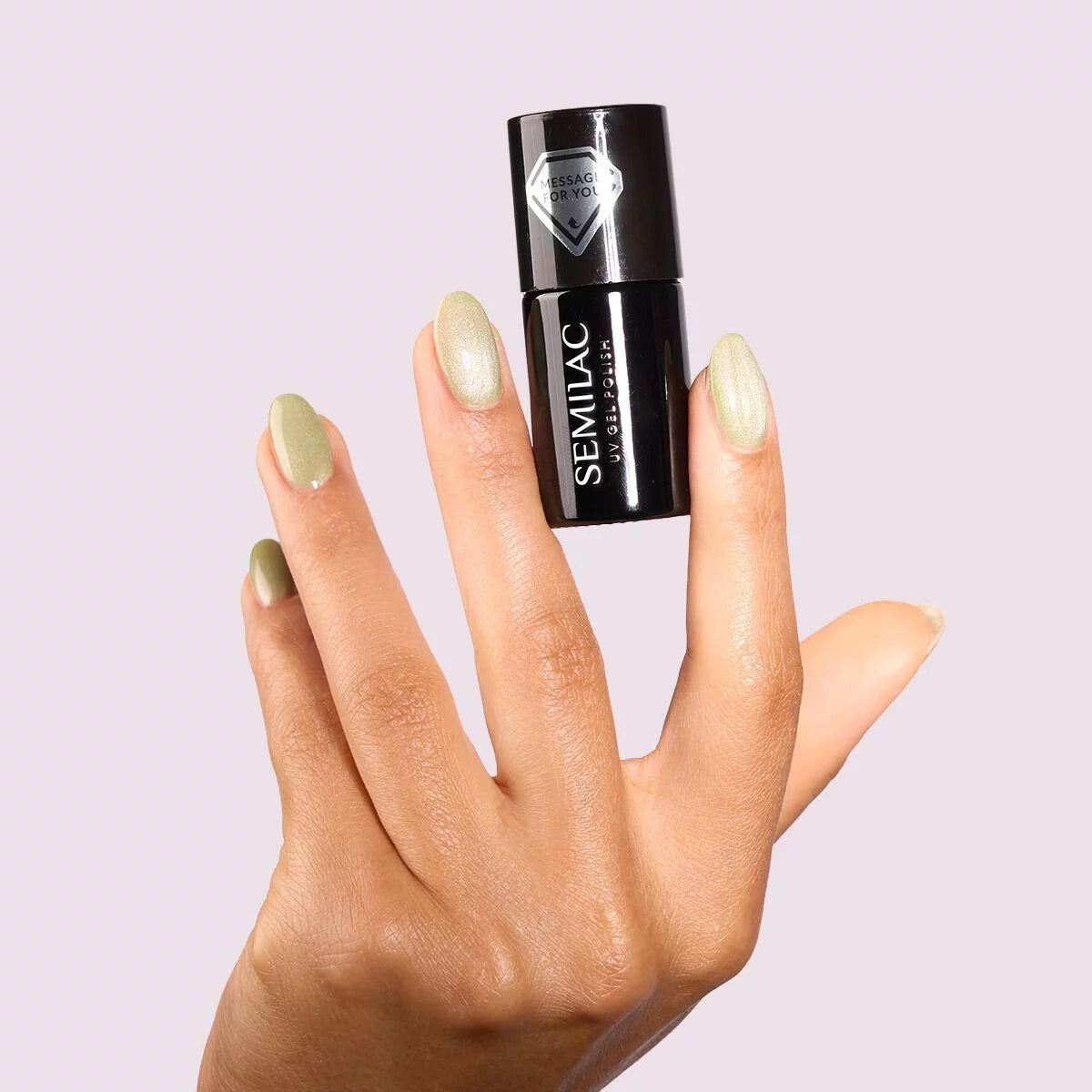 732 Semilac UV-geellakk „Pistachio Latte Gloss“ 7 ml