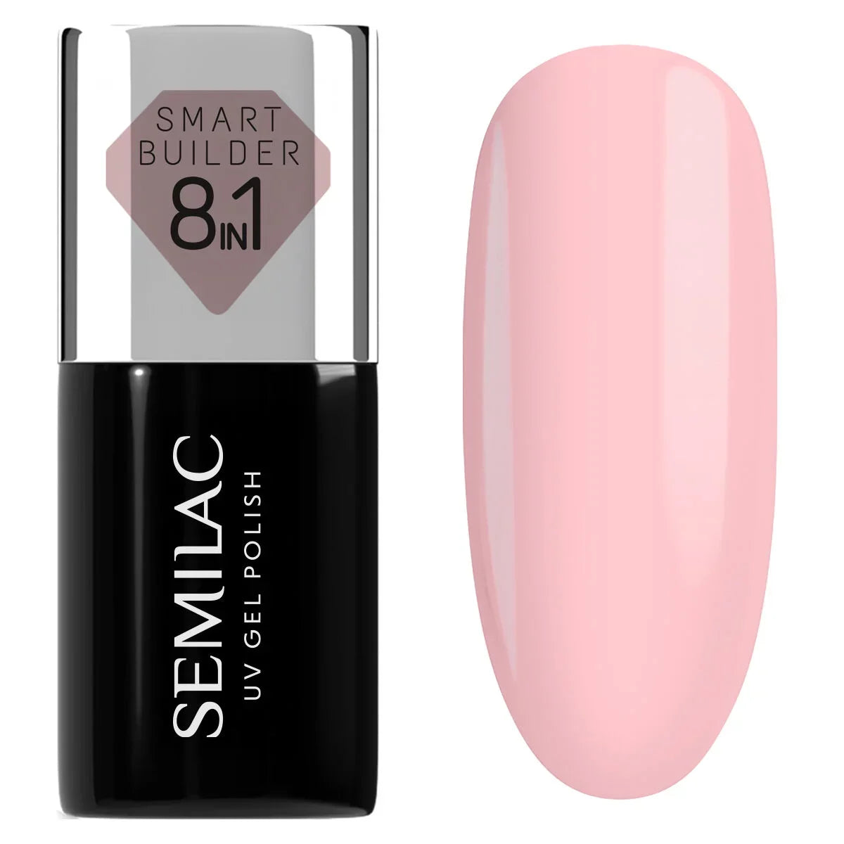824 Semilac Smart Builder 8-в-1 Soft Blush, 7 мл