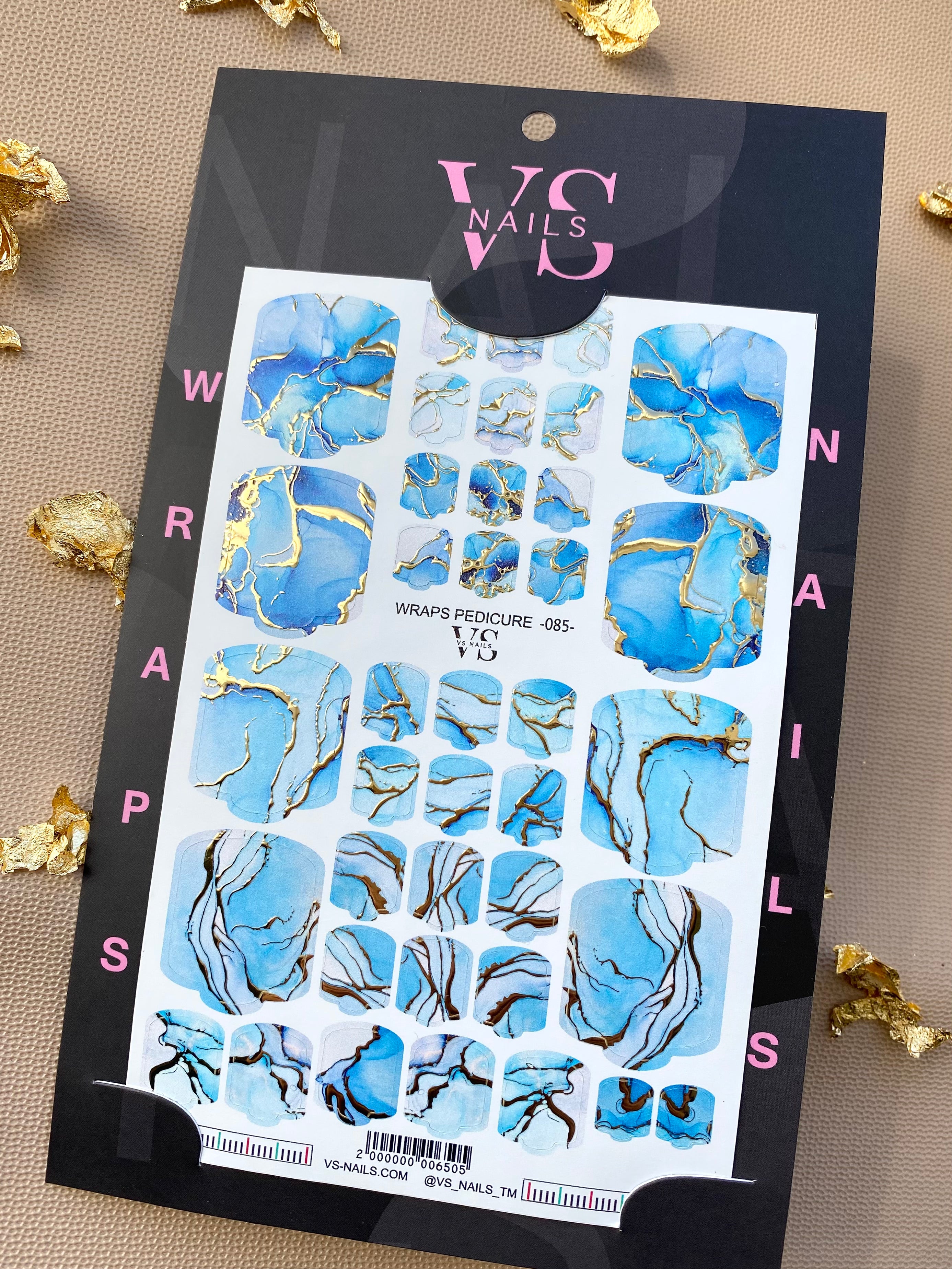 VS NAILS Pedicure Wraps Nr.85