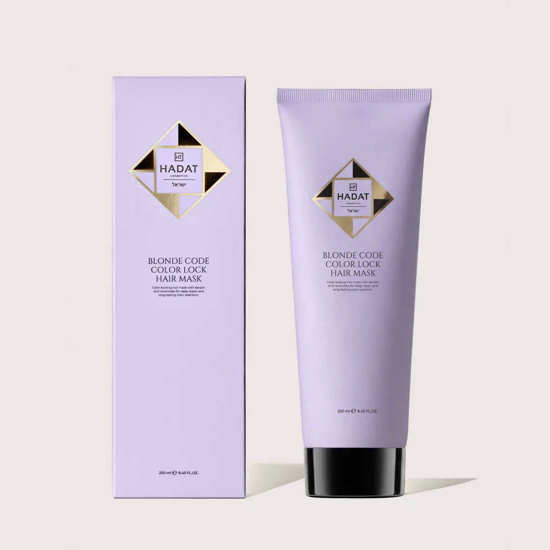 HADAT BLONDE CODE COLOR LOCK HAIR MASK - a restorative hair mask to preserve color, 250 ml