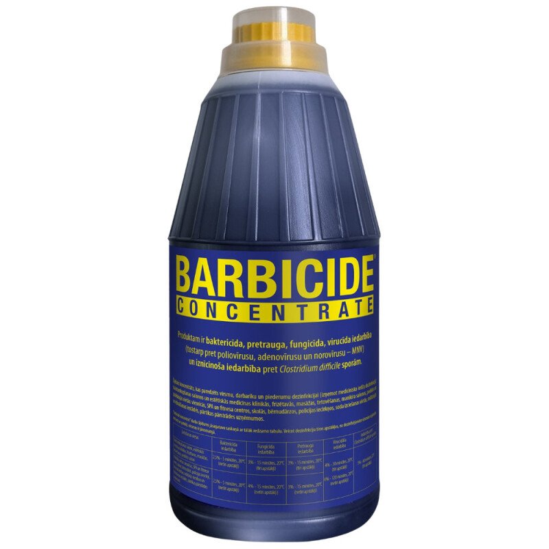 BARBICIDE Kontsentraat instrumentide ja pindade desinfitseerimiseks, 1:16, 1900 ml [155973]
