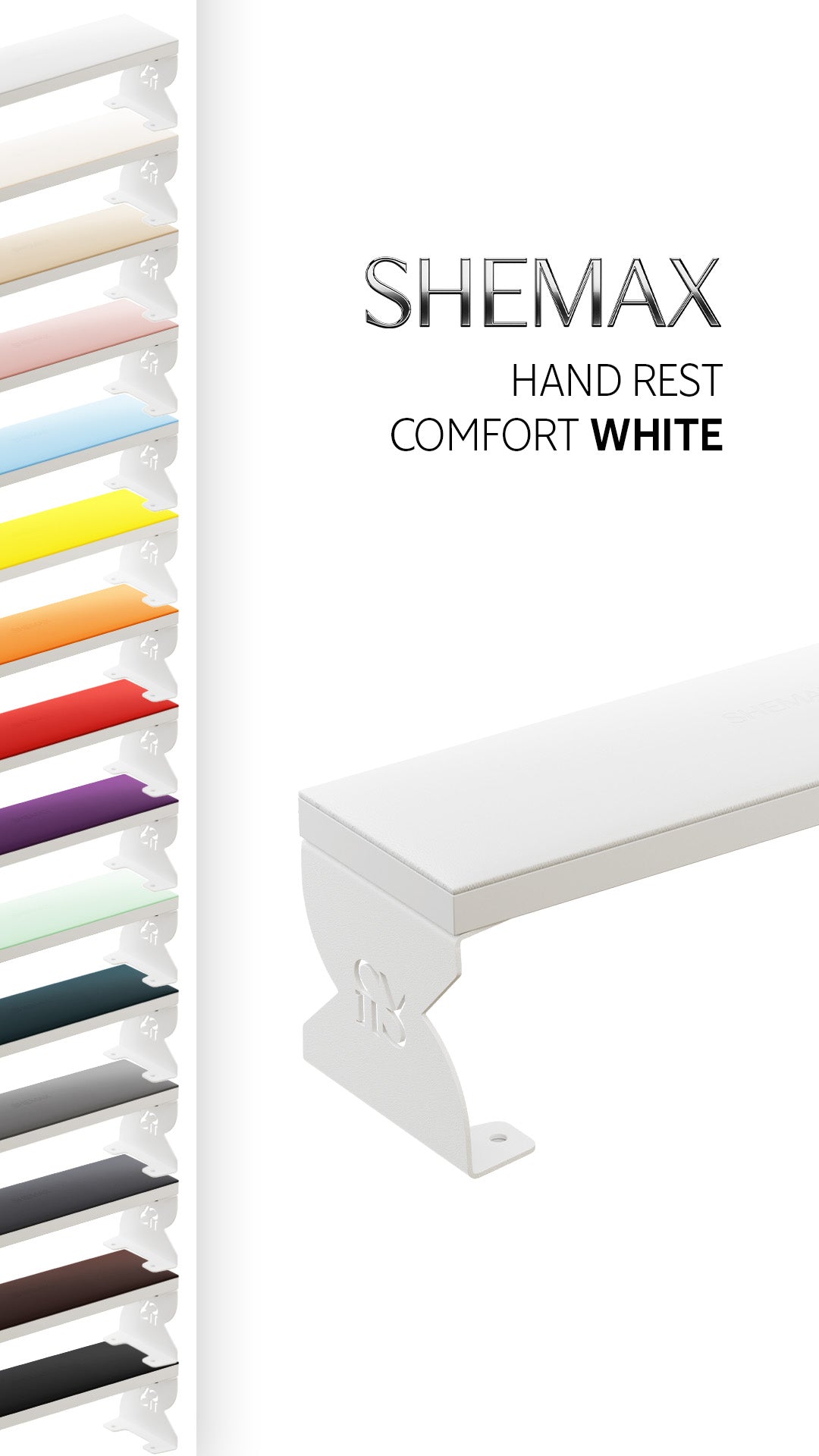 SHEMAX Armrest White