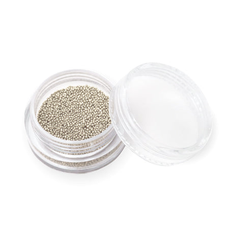 MOYRA küünte disaini helmed 0,8 mm, 01 Hõbe, 10 g