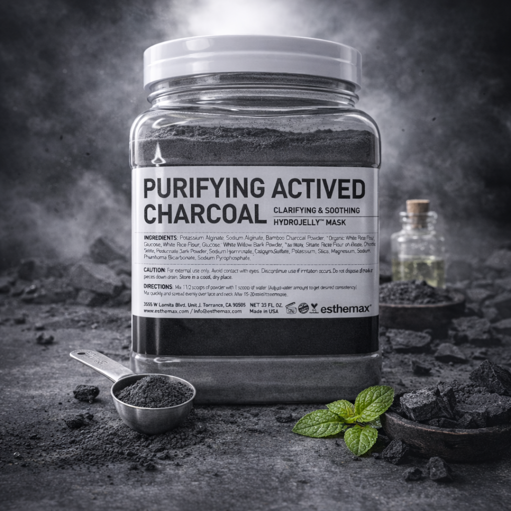 ESTHEMAX PURIFYING ACTIVED CHARCOAL HYDROJELLY MASK 887gr