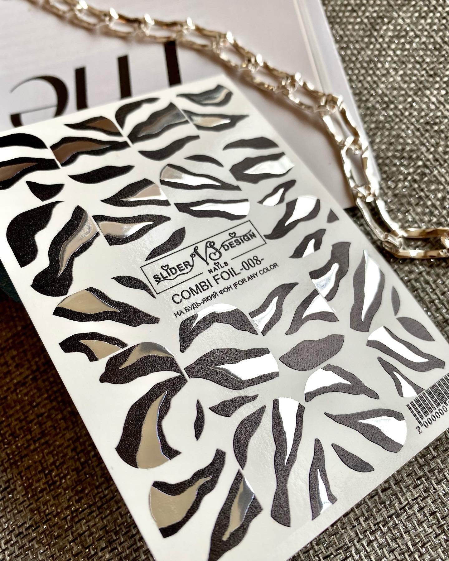 VS NAILS Sliders Combi Foil Nr.08