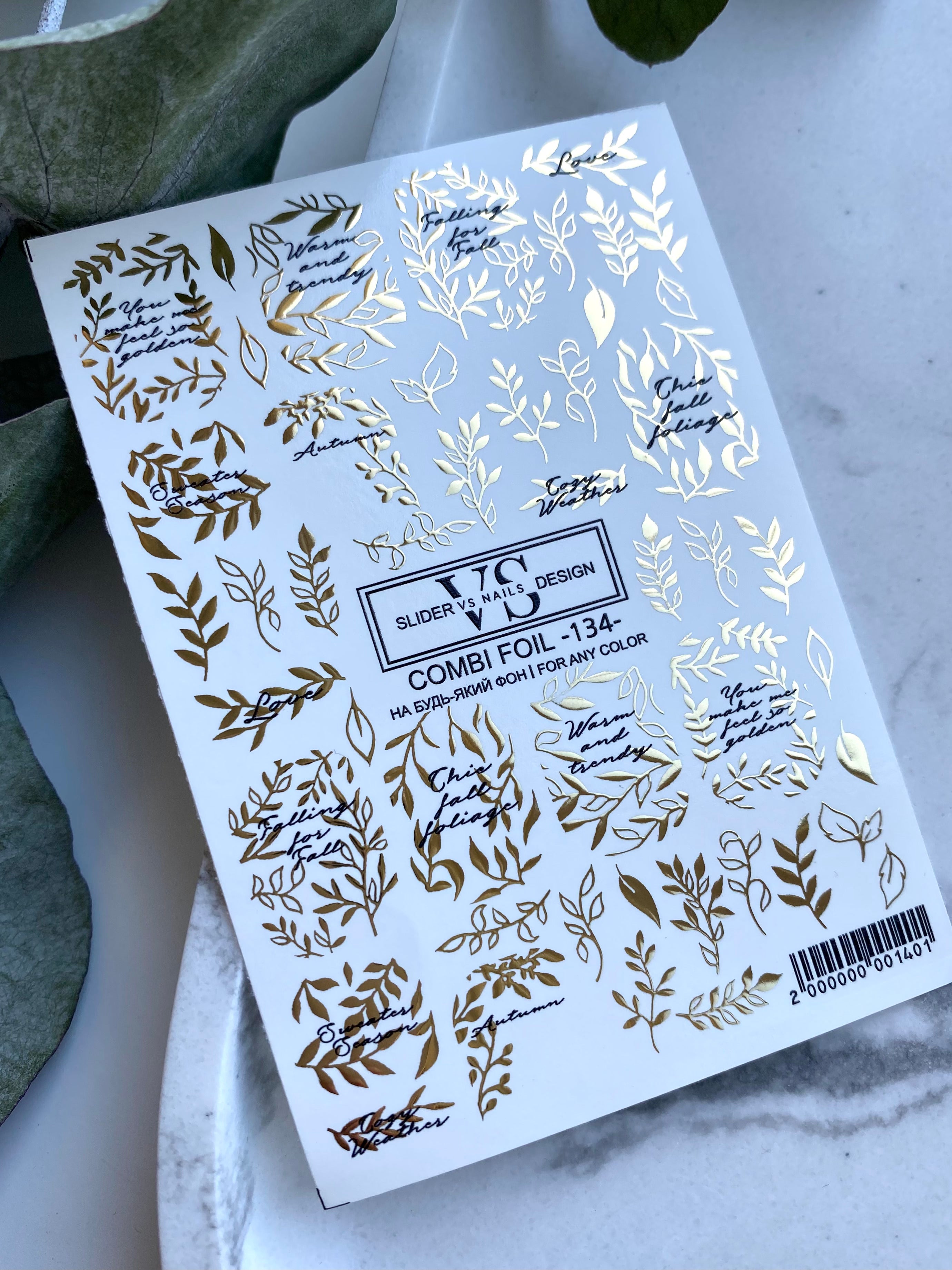 VS NAILS Slidrid Combi Foolium Nr.134