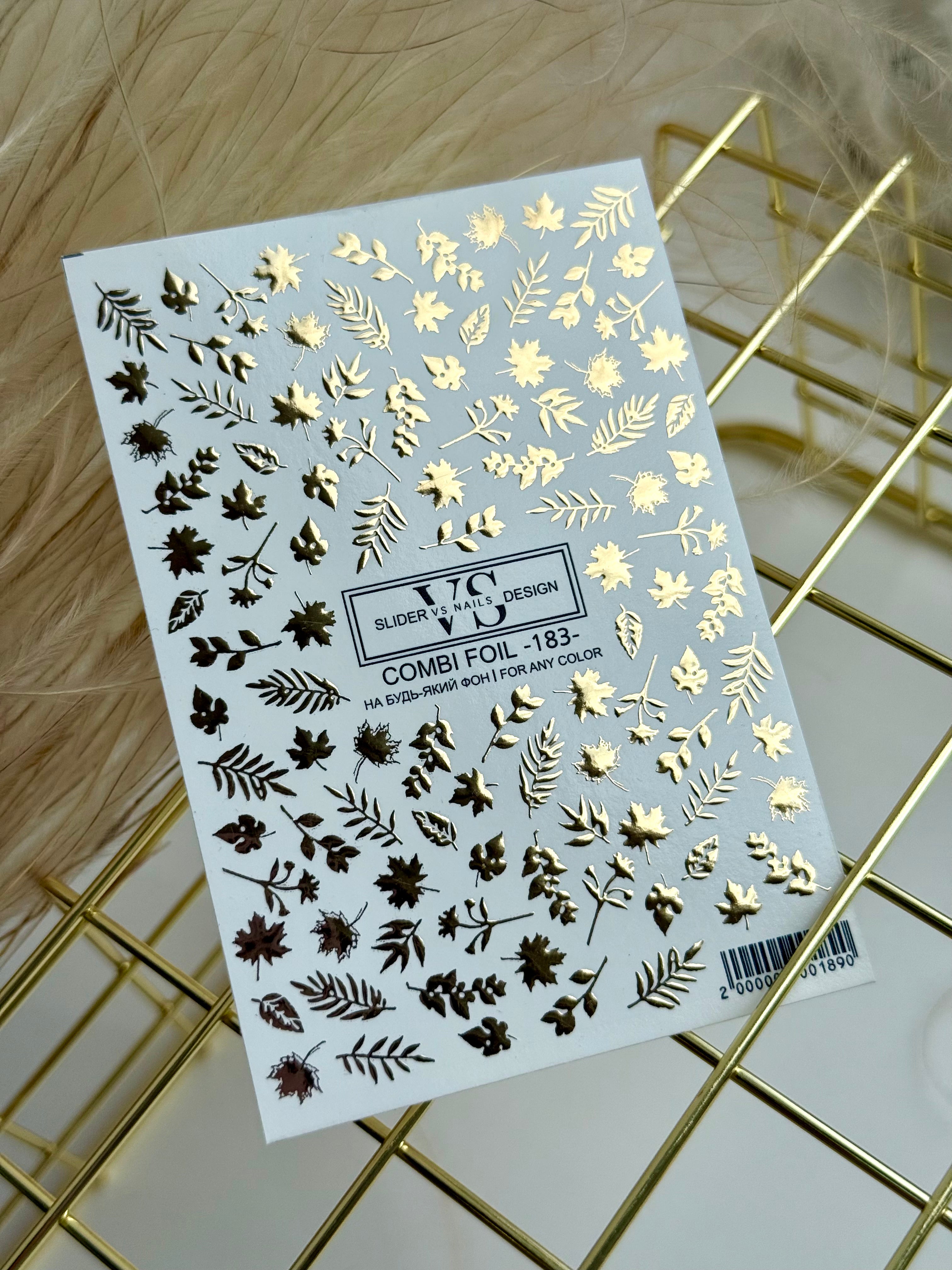 VS NAILS Sliders Combi Foil Nr.183