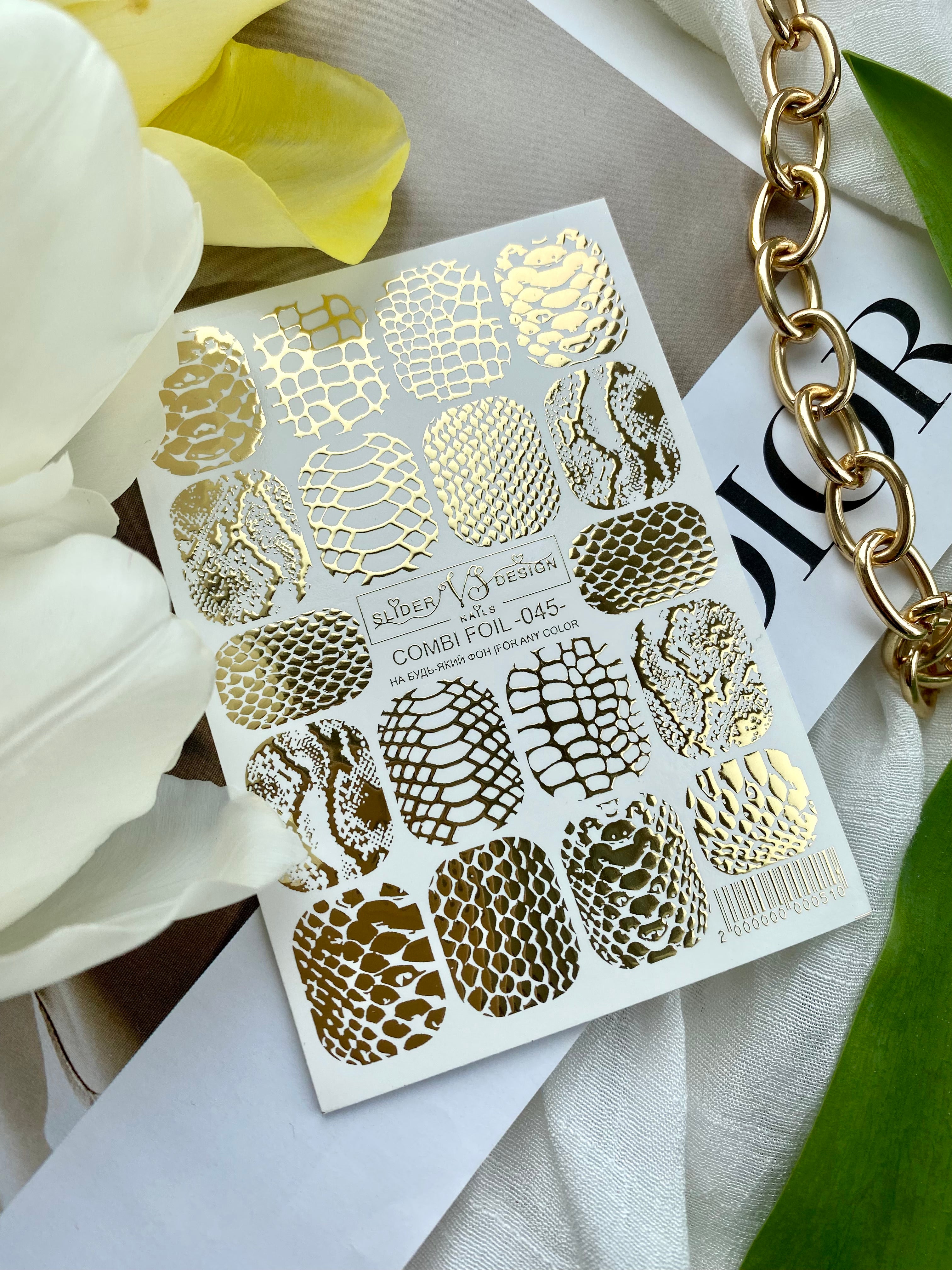 VS NAILS Sliders Combi Foil Nr.45