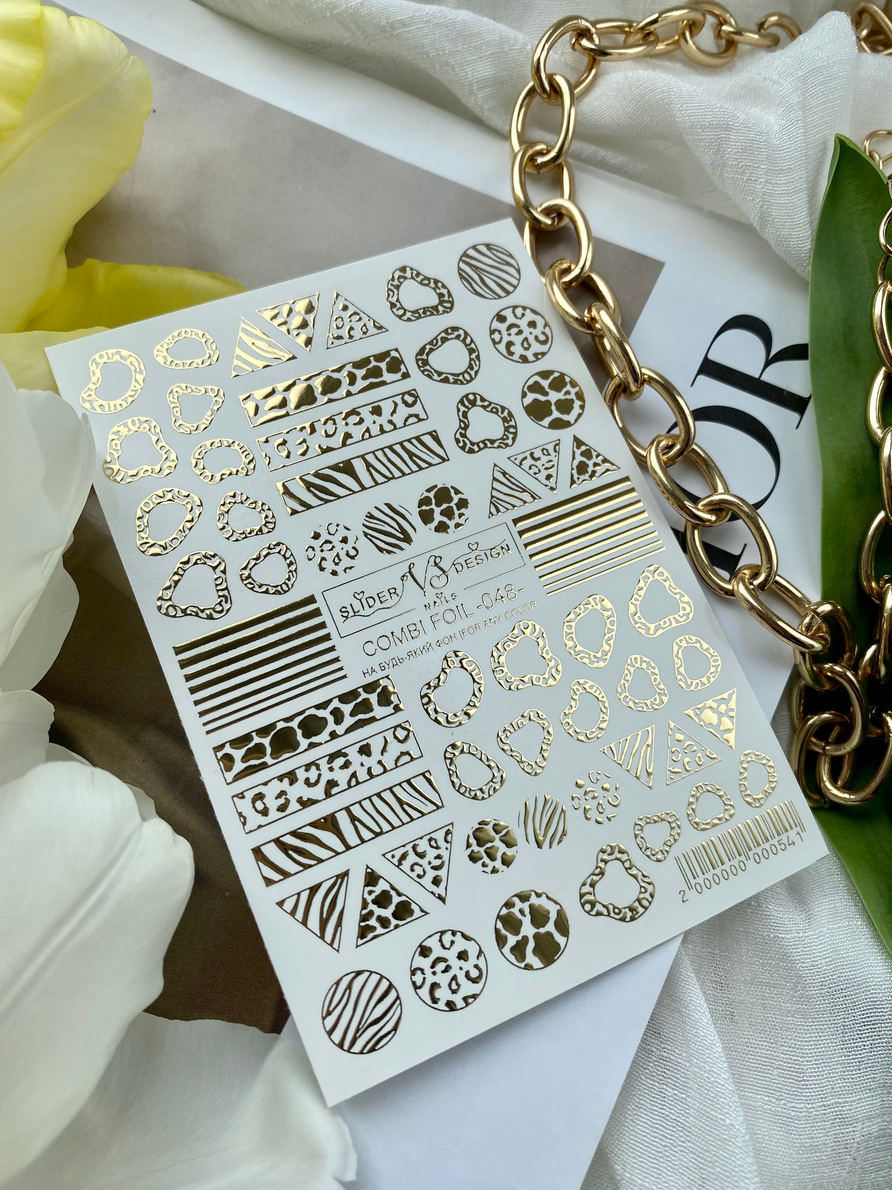 VS NAILS Sliders Combi Foil Nr.48