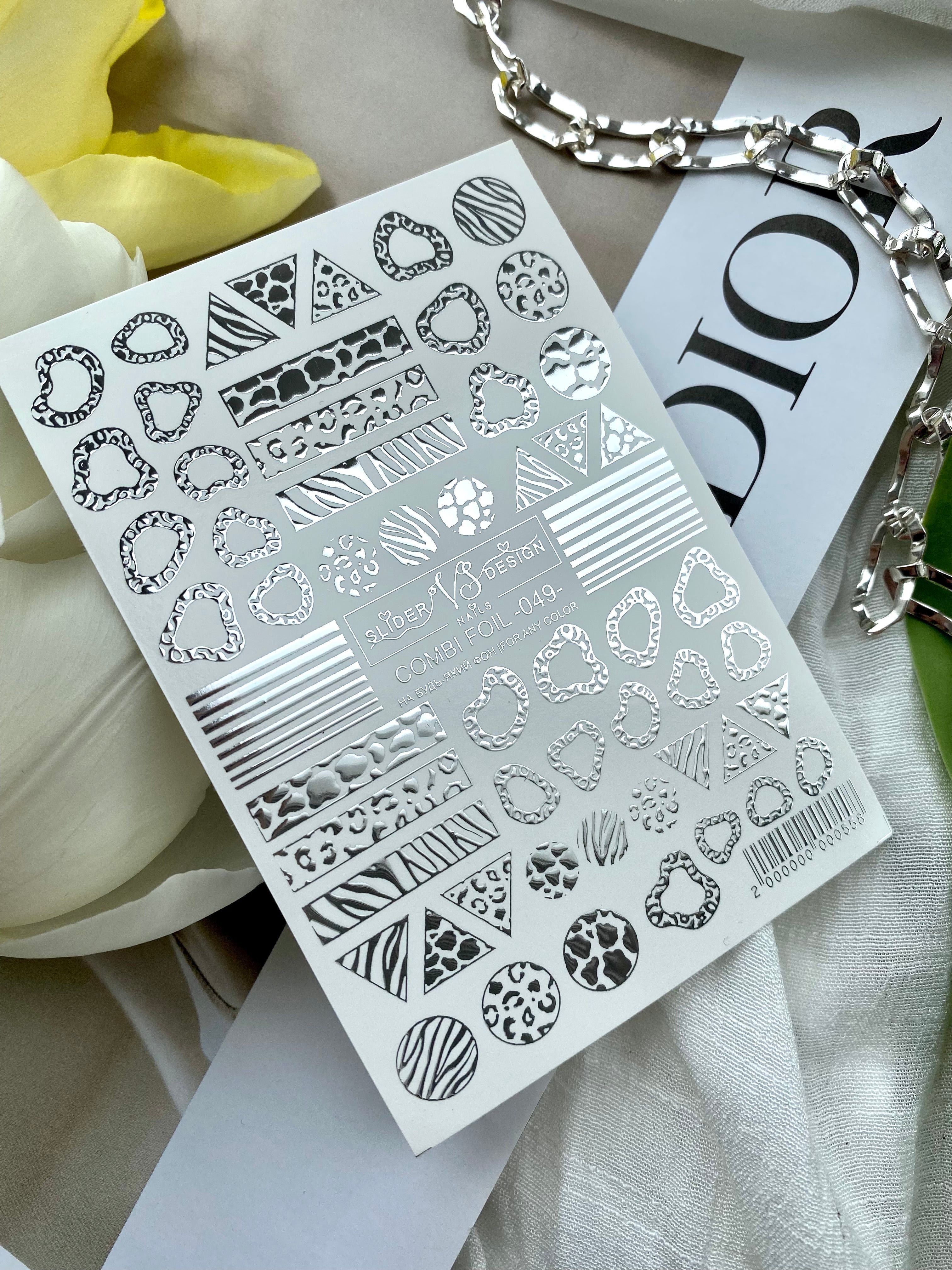 VS NAILS Sliders Combi Foil Nr.49