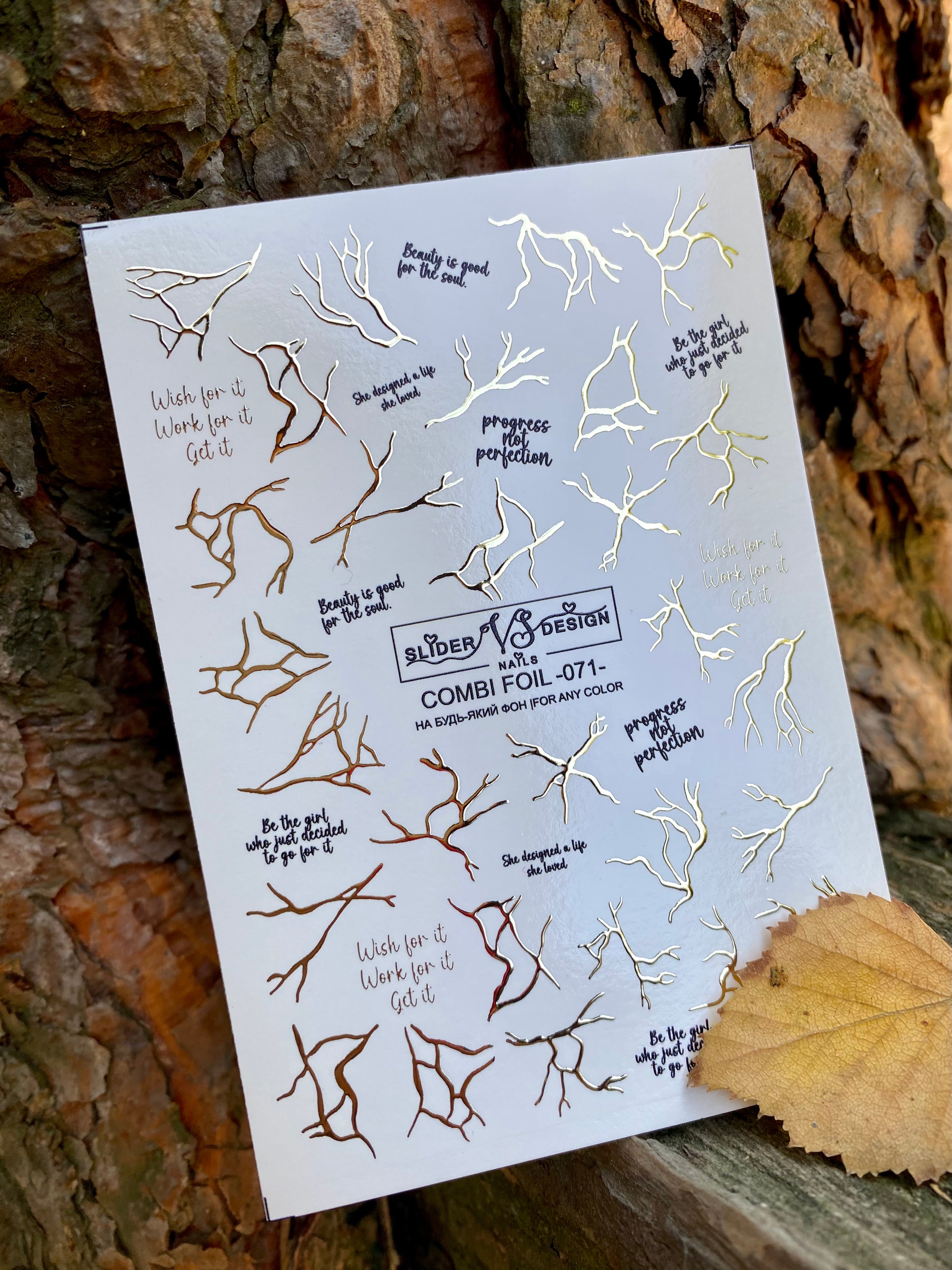 VS NAILS Sliders Combi Foil Nr.71