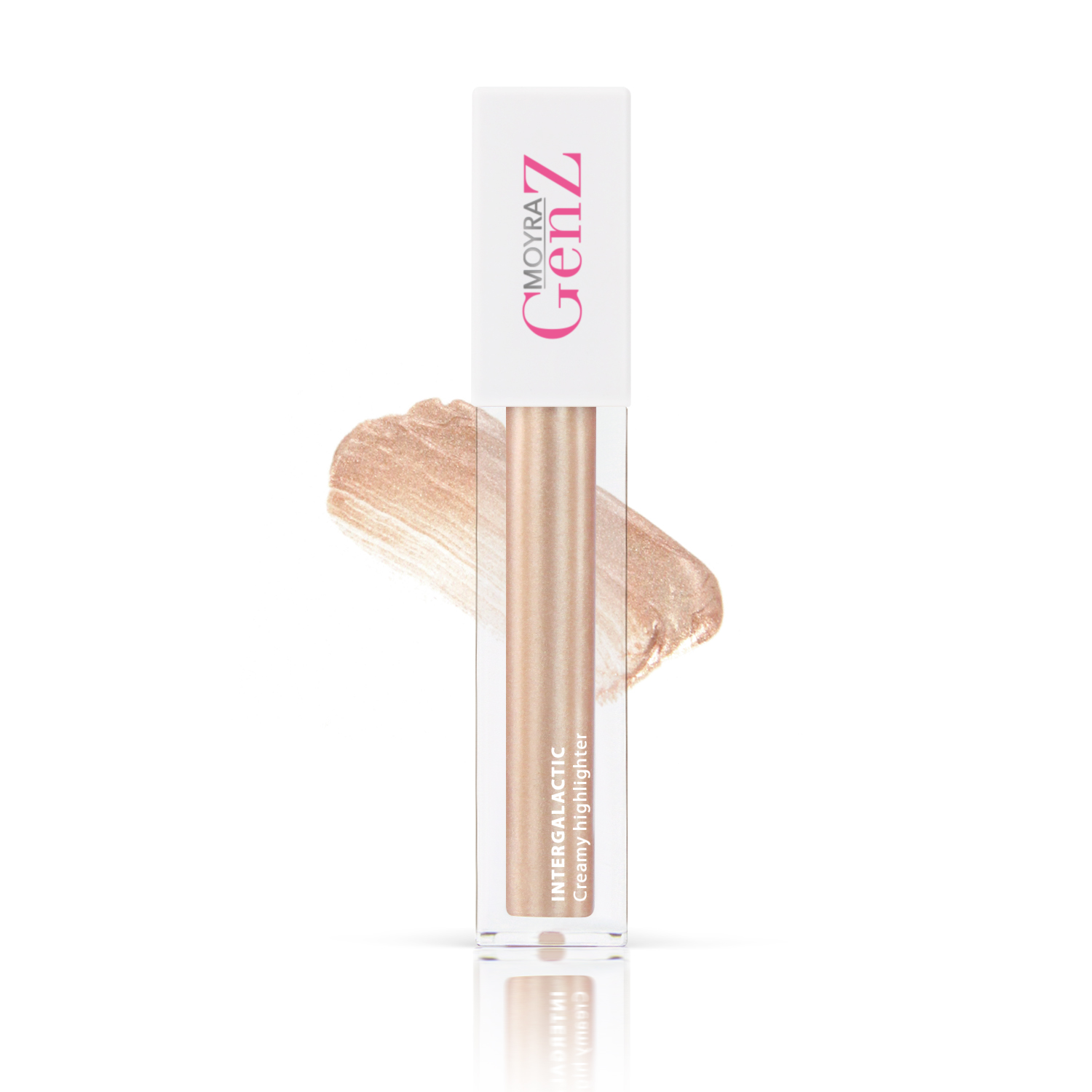 MOYRA GenZ Intergalactic creamy highlighter 01 Glow me away кремовый хайлайтер, 4.5 мл