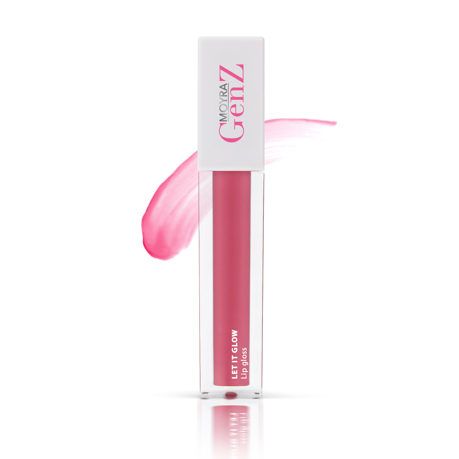 MOYRA GenZ Let it glow lipgloss 03 Rebel rose lūpu spīdums