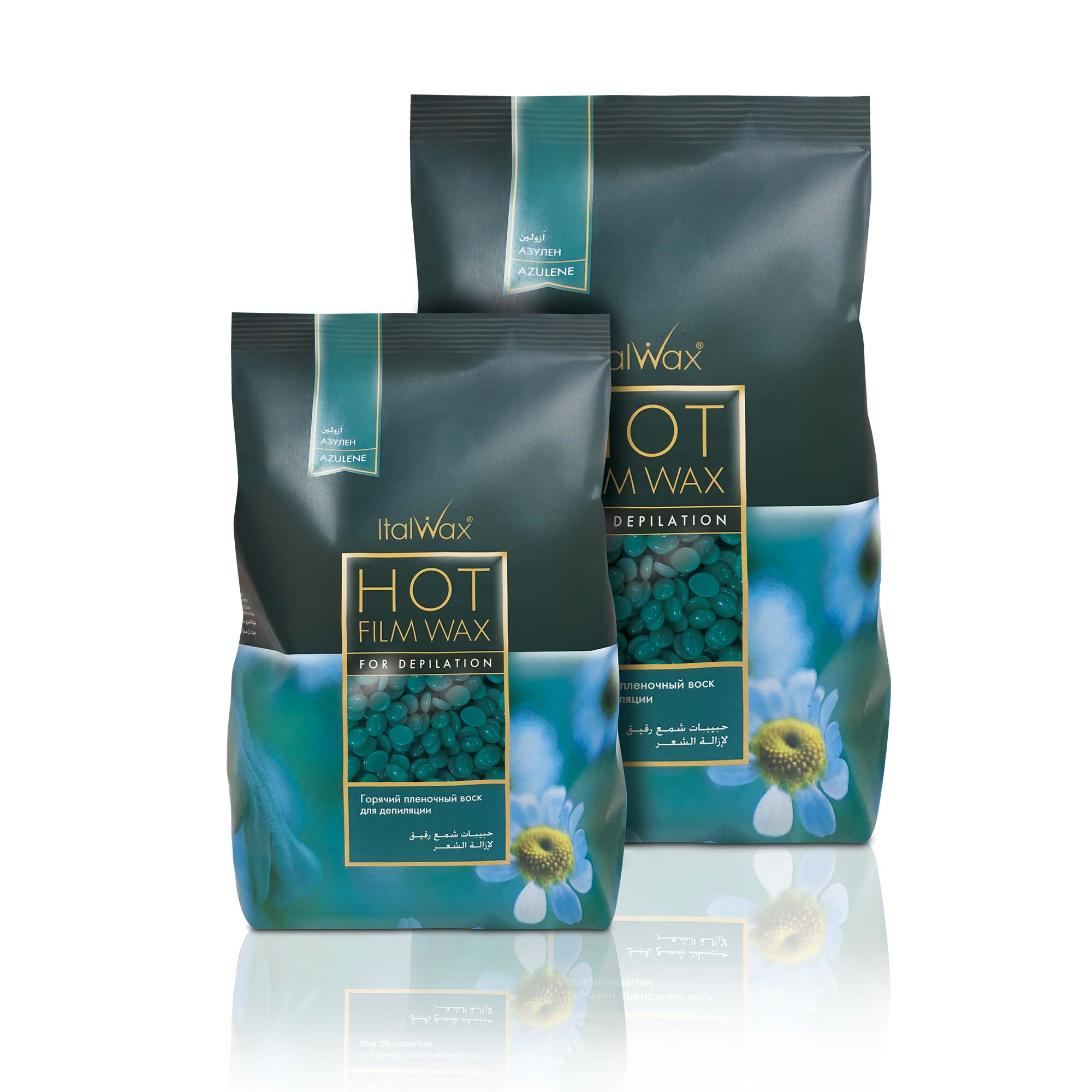 ItalWax KUUM Filmivaha Karstais kilevaha - AZULENE 500 g