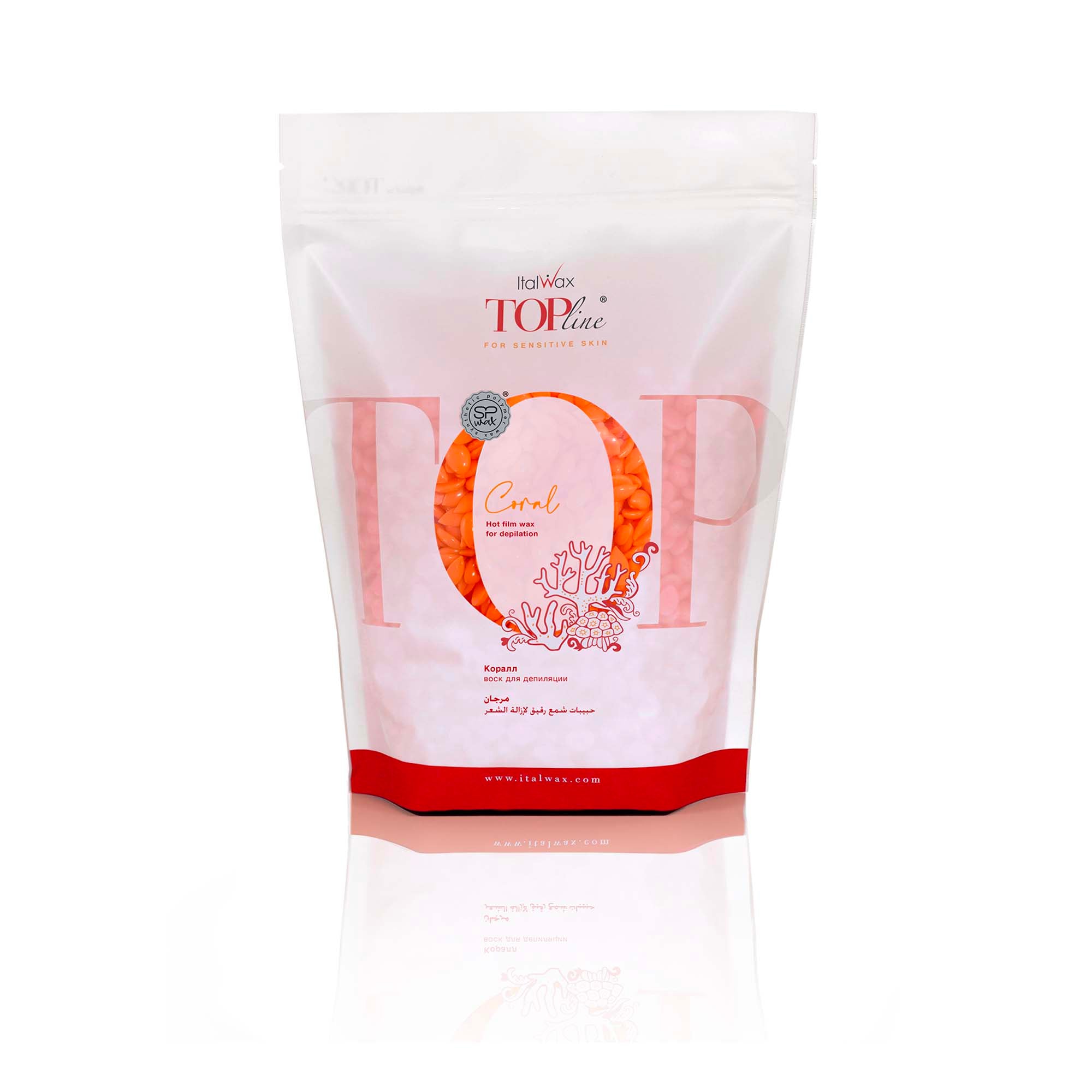 ItalWax TOPline Горячий пленочный воск в гранулах - CORAL 750 г